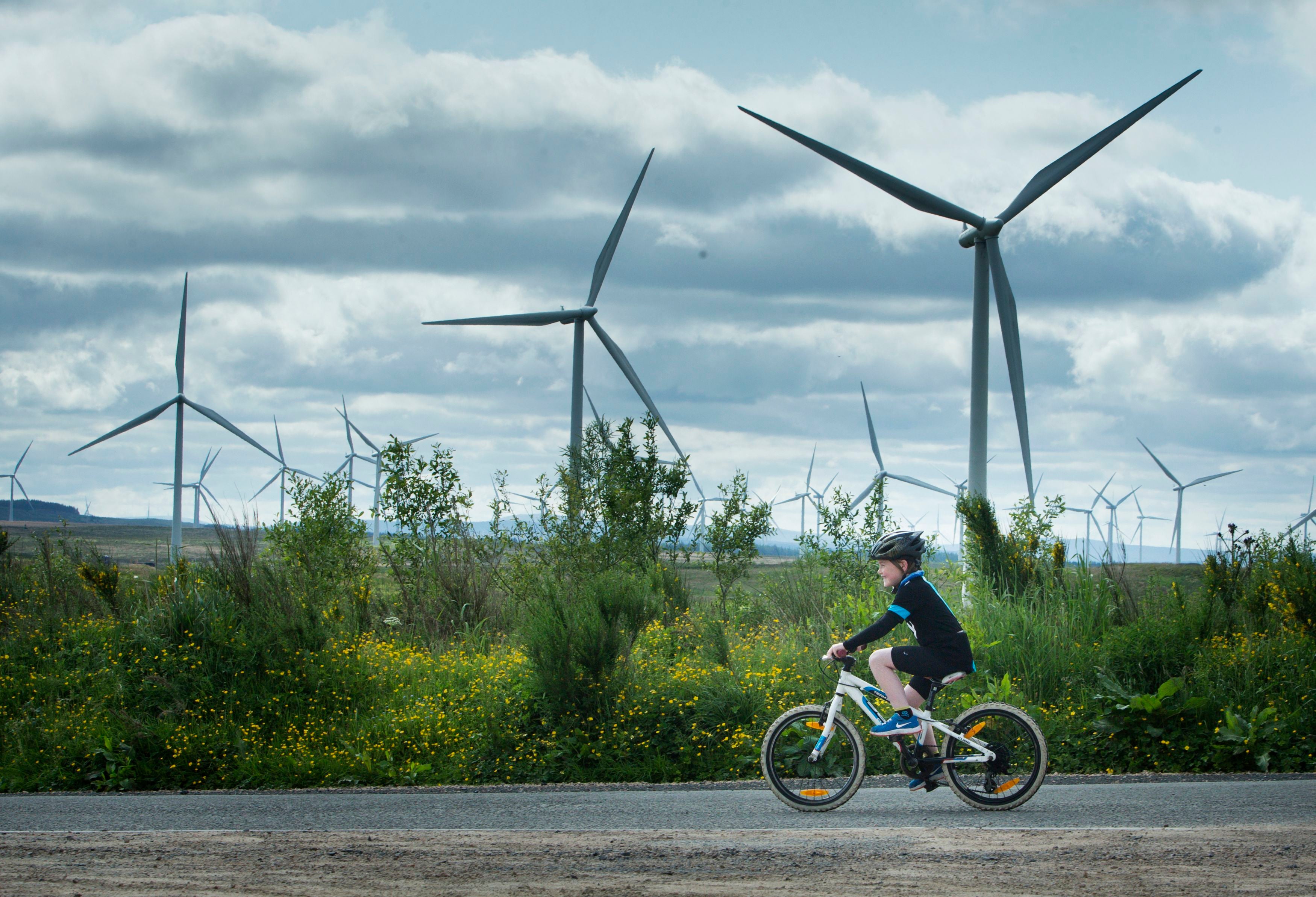 Business Secretary Kwasi Kwarteng said any decision on the role of fracking and onshore wind in the Government’s energy strategy will be made with a ‘large measure of local consent’ (Danny Lawson/PA)