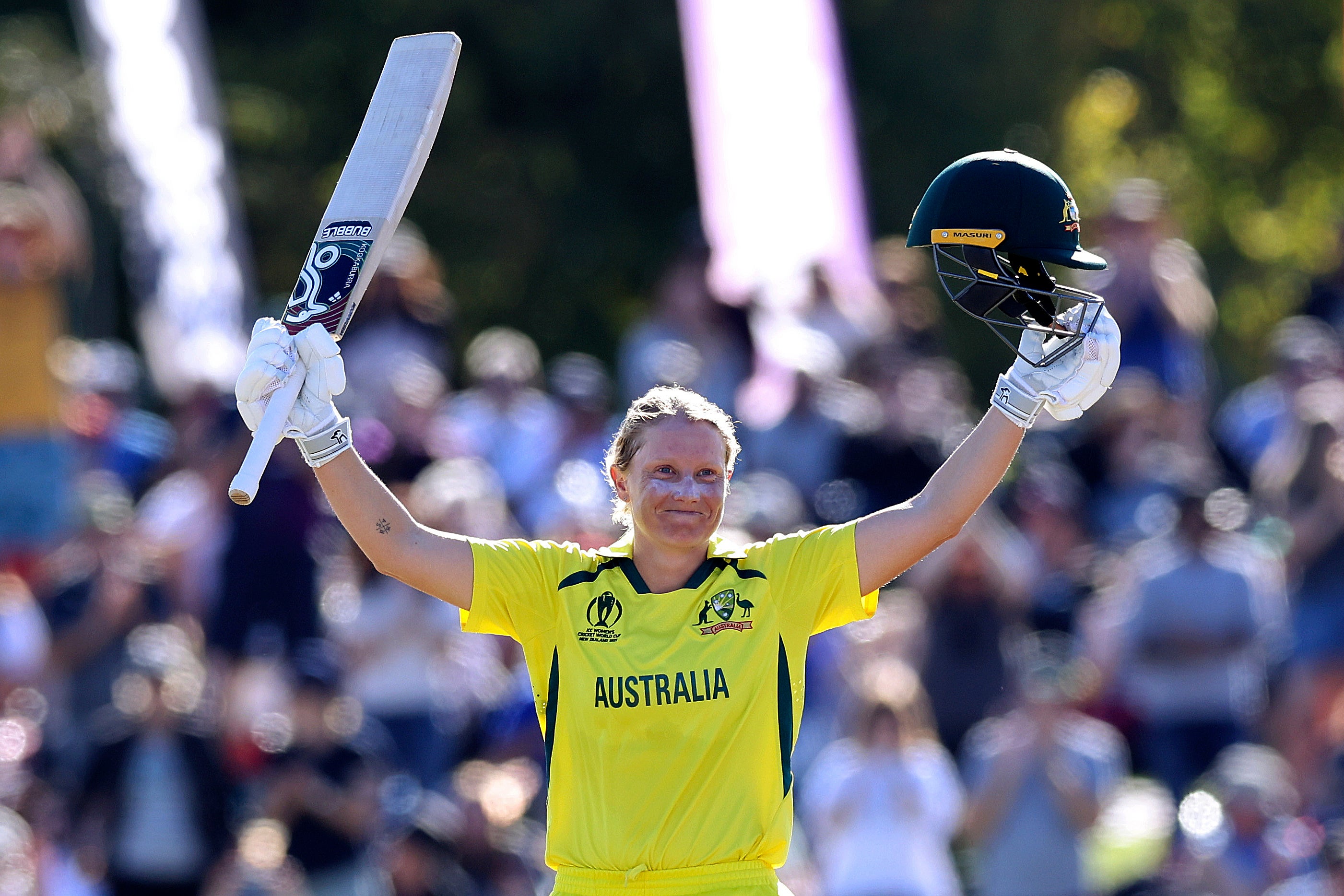 Alyssa Healy scored 170 in the win over England