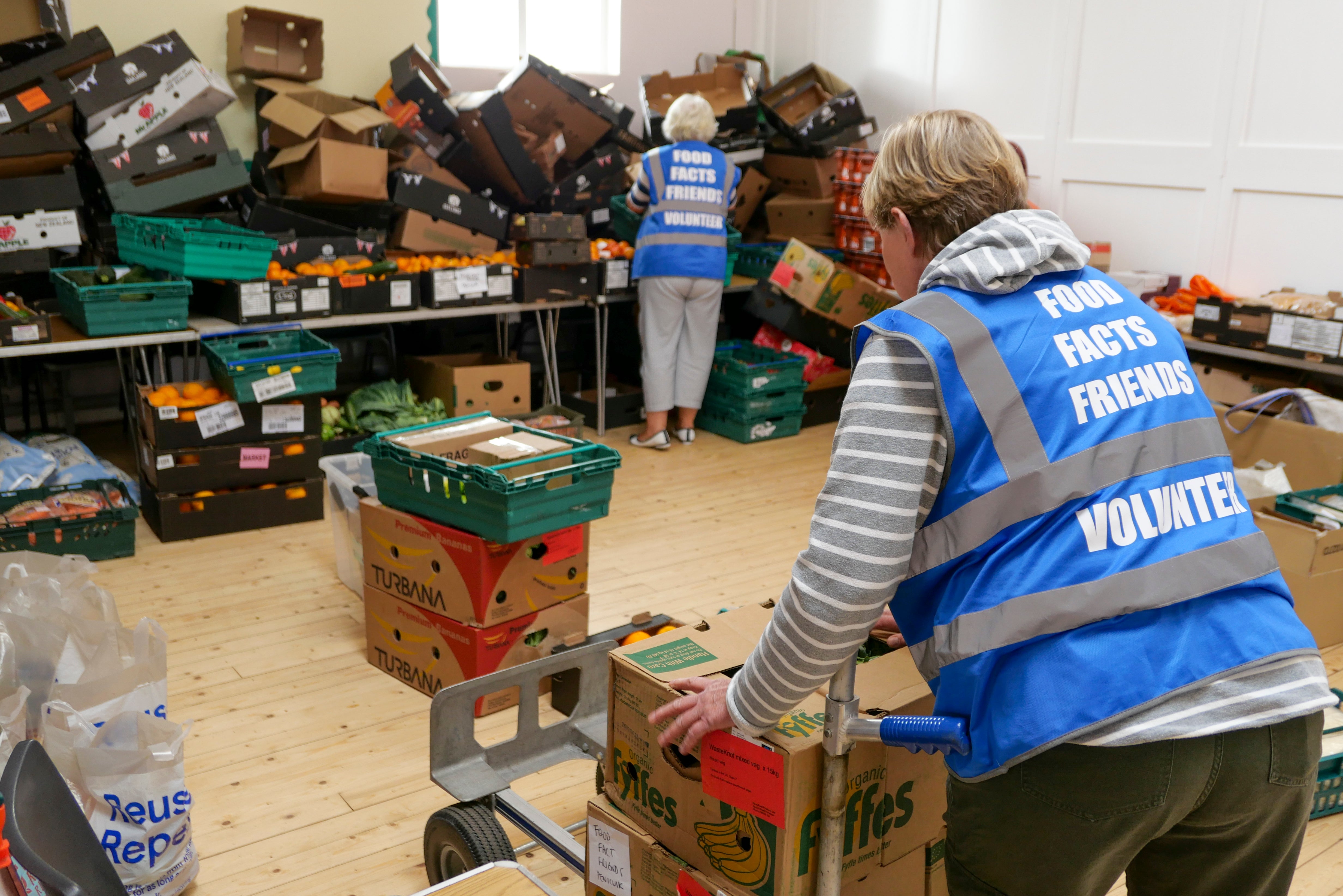 Many of the UK’s food-bank users are now declining potatoes and root vegetables because they cannot afford the fuel to cook them with