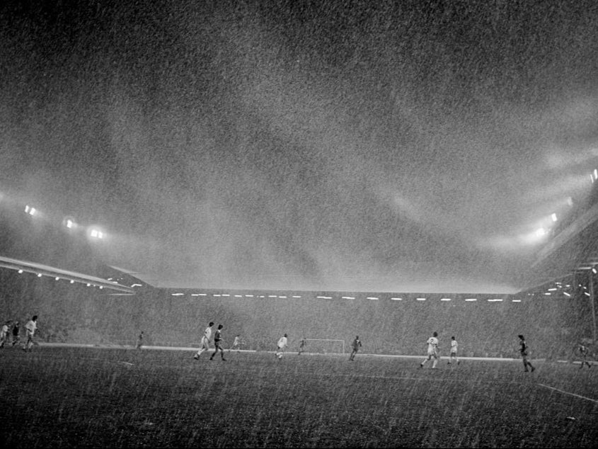 A storm engulfed Anfield when Liverpool beat Benfica in 1984