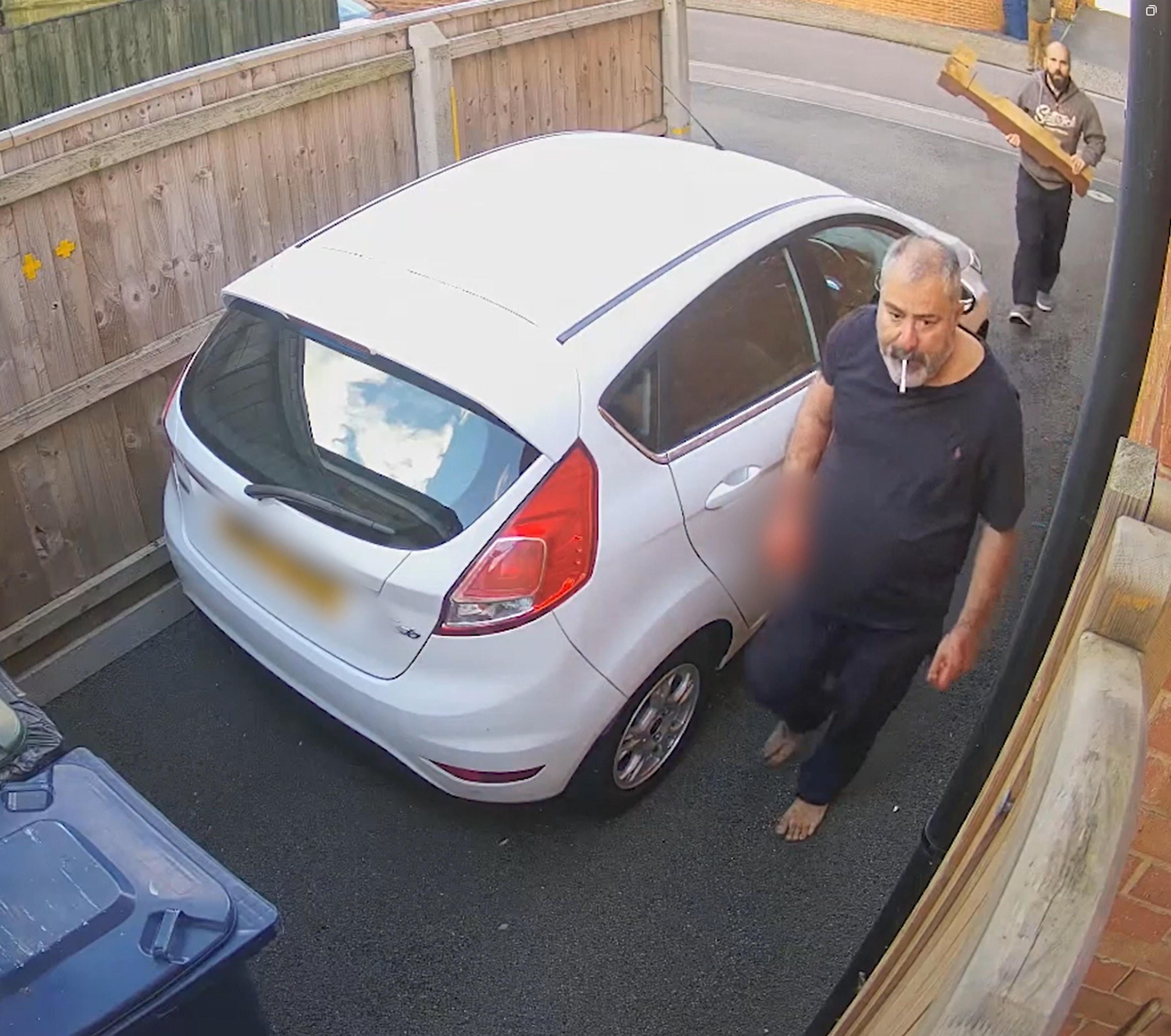 Arslan was caught on CCTV after he stabbed Mr Boorman to death