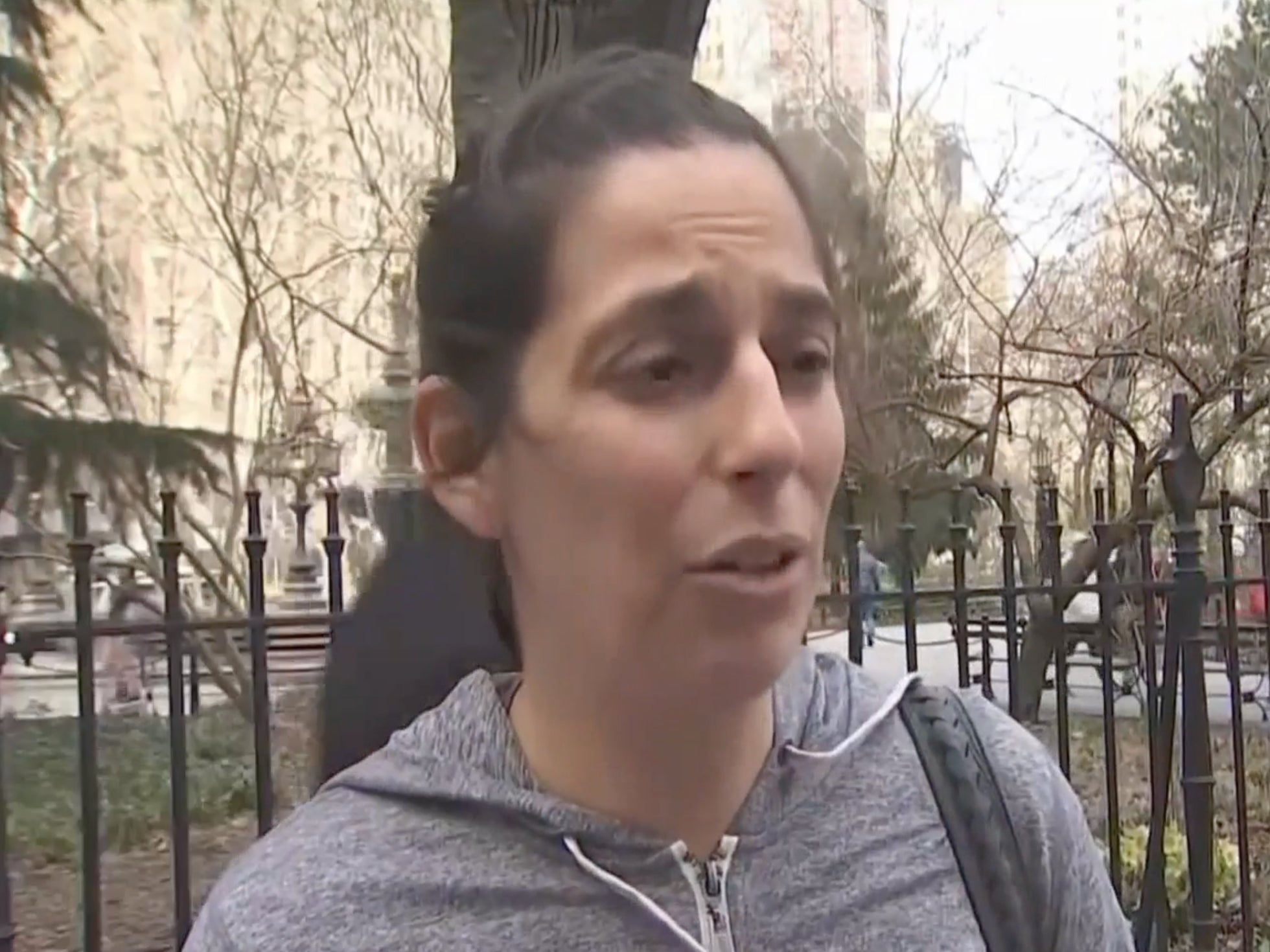 Daniela Jampel, a campaigner against school mask mandates in New York