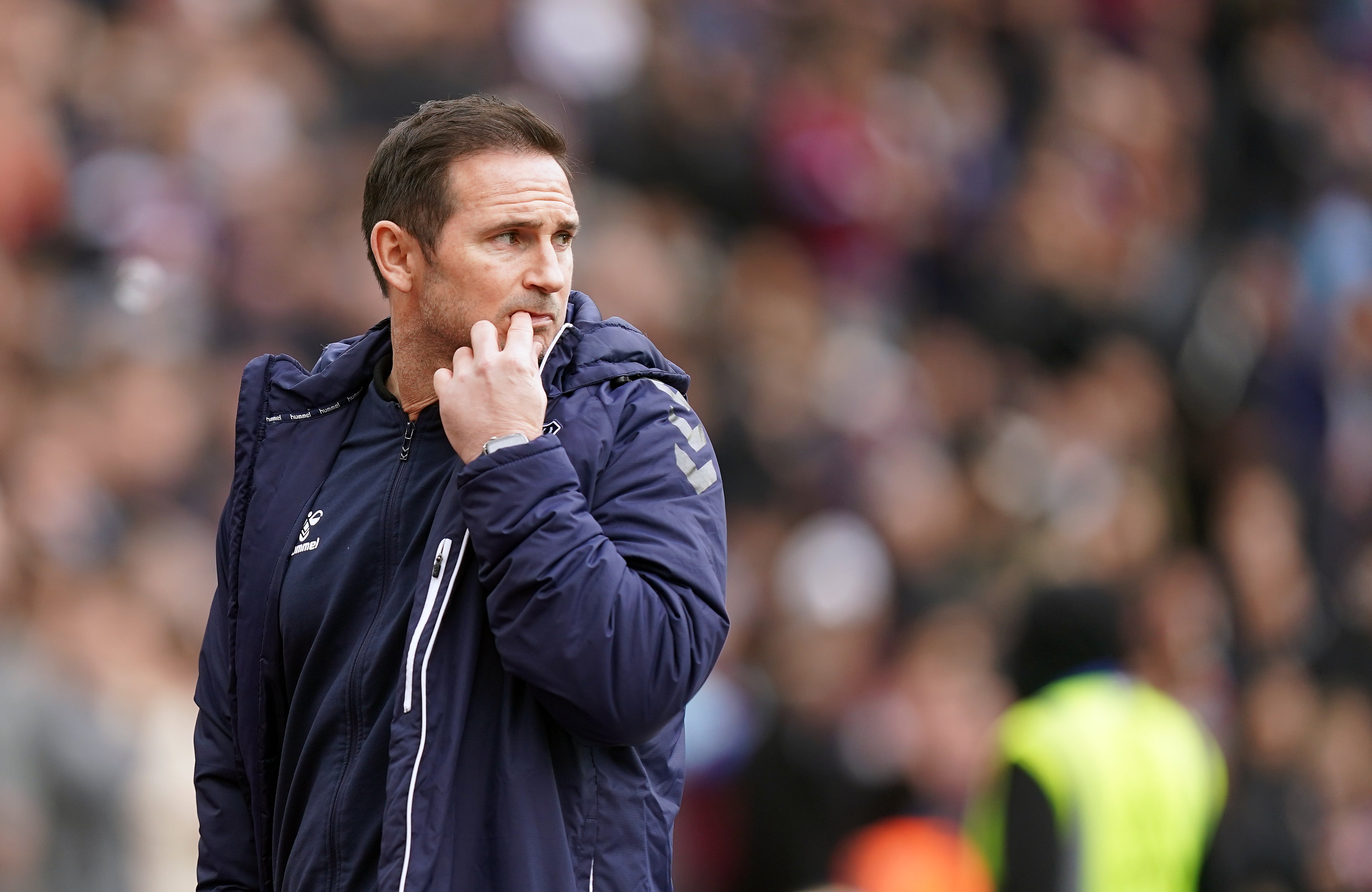 Frank Lampard is “excited” by the challenge facing Everton as they fight for their Premier League future (Mike Egerton/PA)