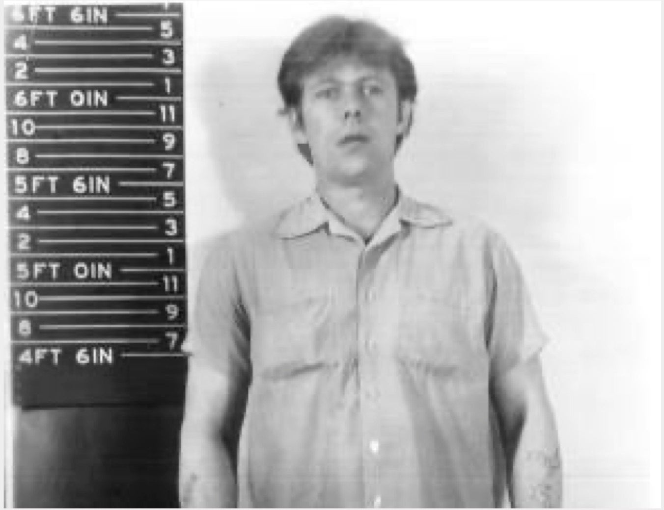 Harry Edward Greenwell, pictured in an undated mugshot, passed away in 2013