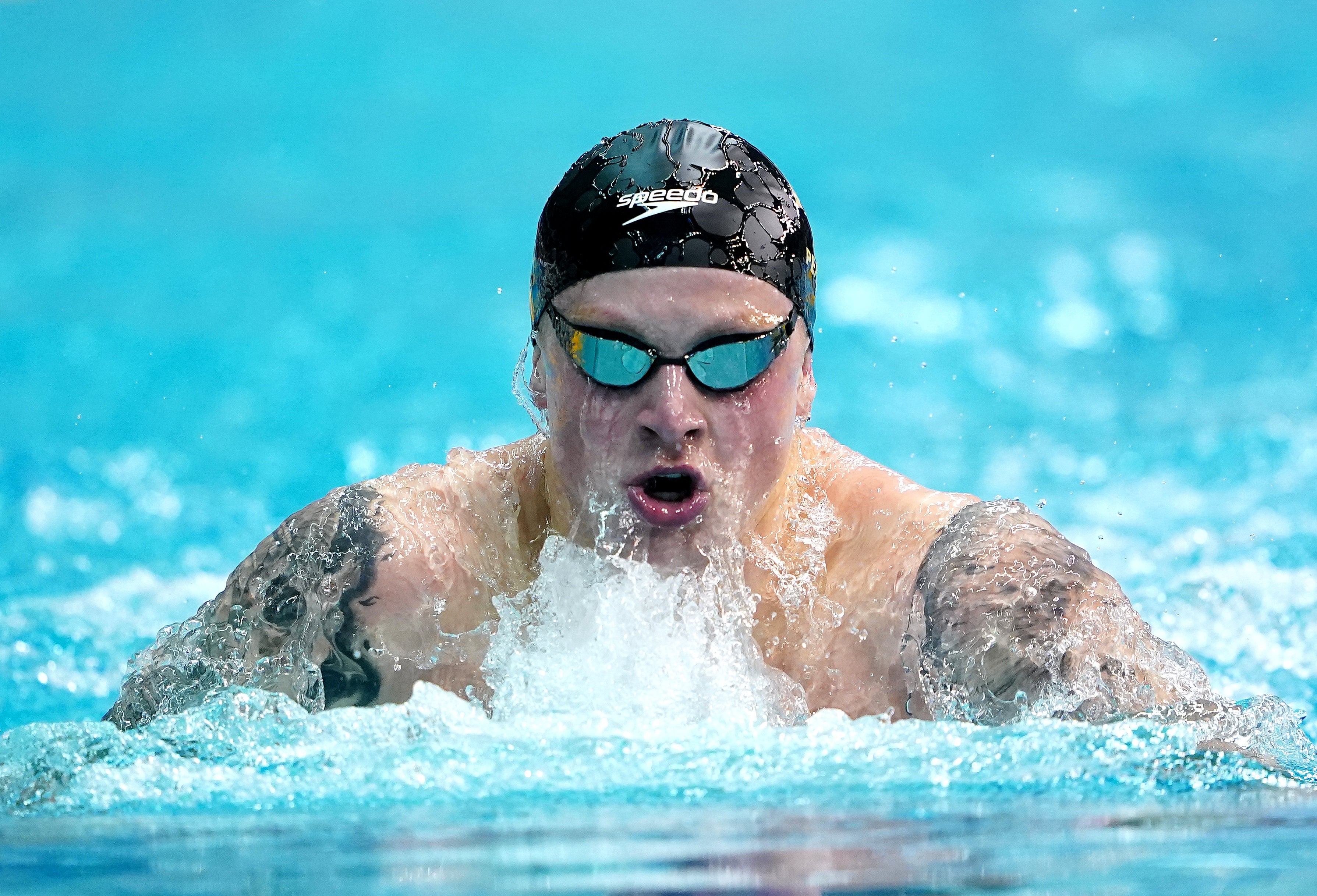 Adam Peaty retained his British title in the 100m breaststroke (Zac Goodwin/PA)