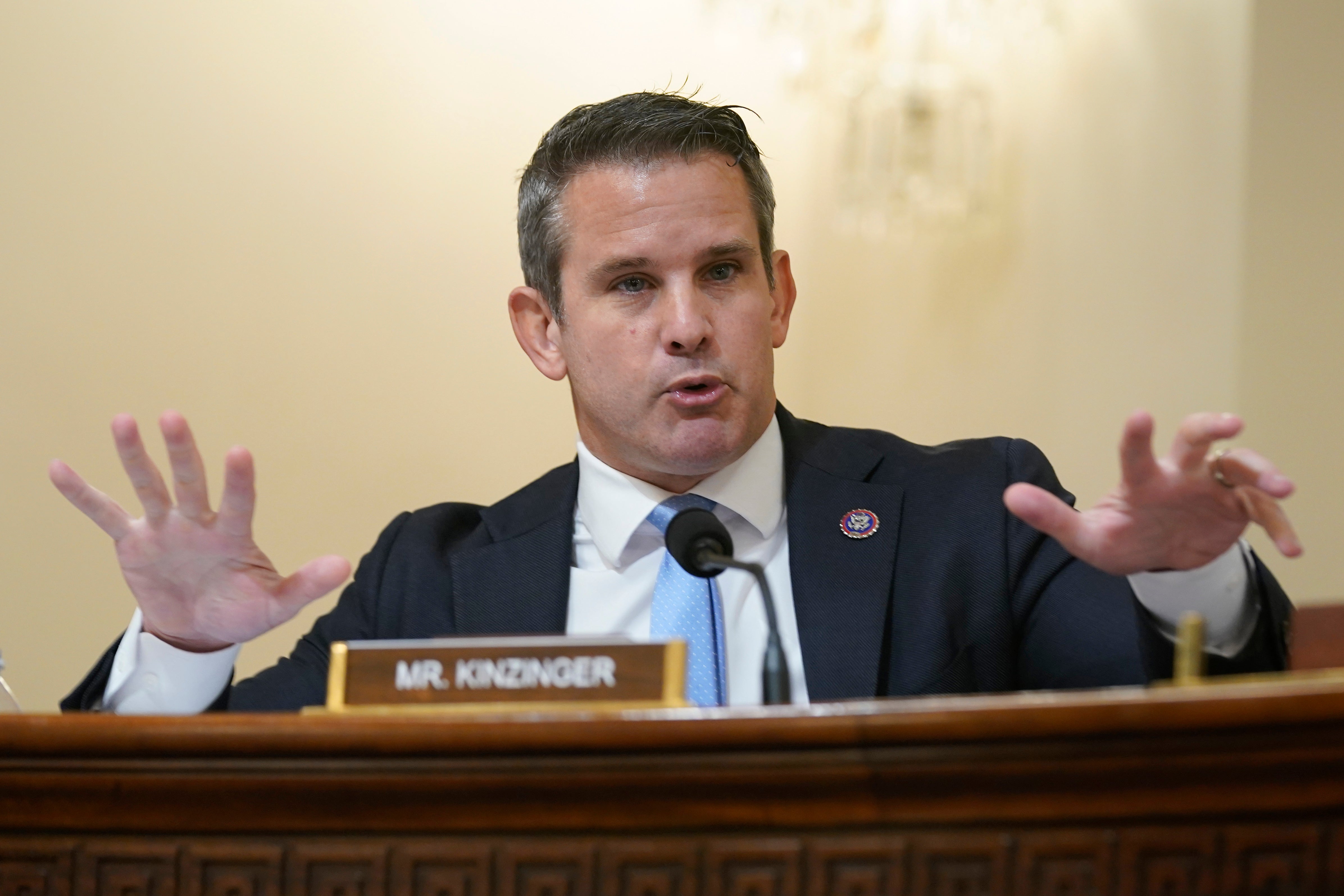 Rep Adam Kinzinger: optimistic about changing minds