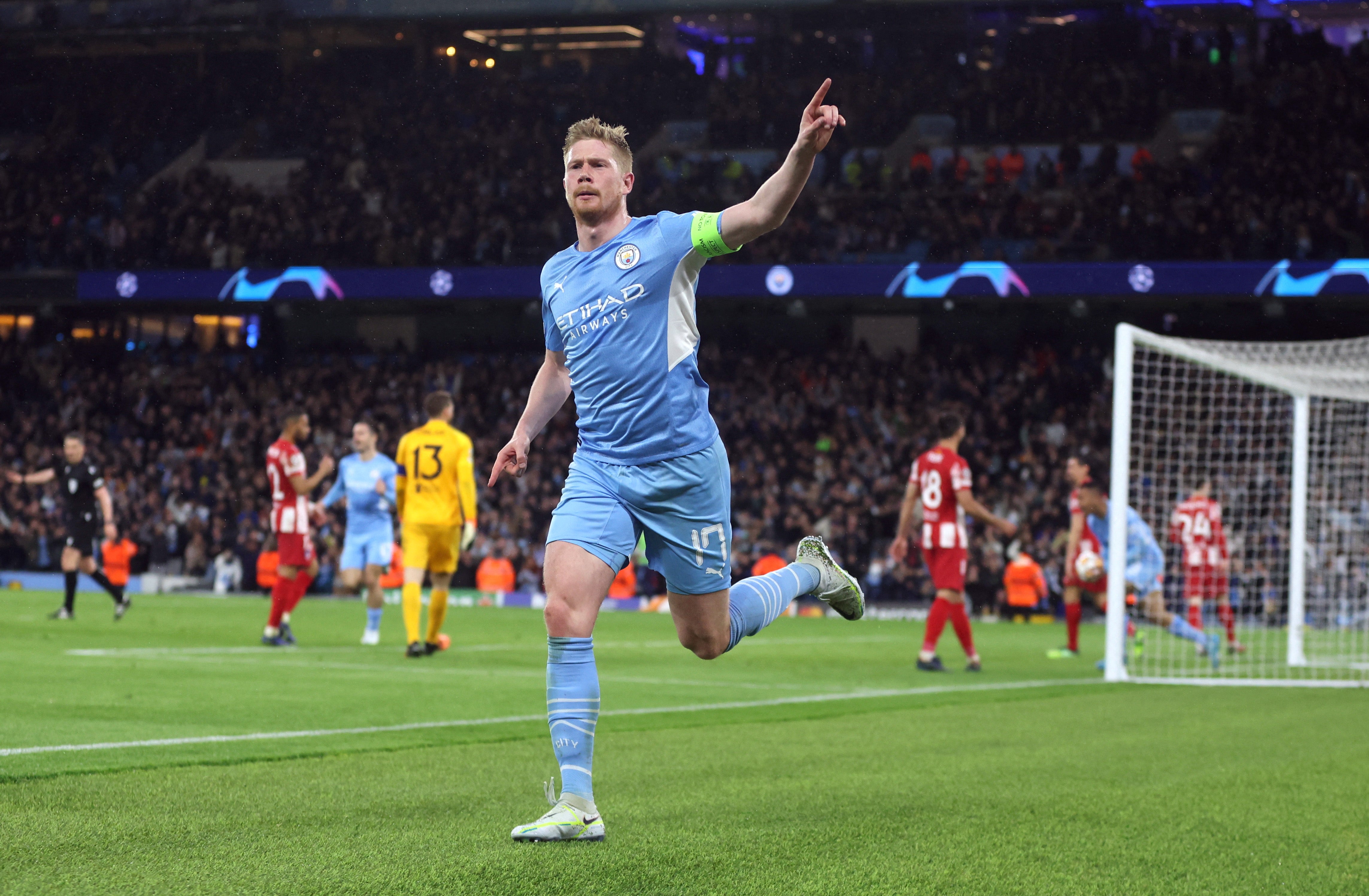 Man City host Atletico in the first leg of their Champions League quarter-final