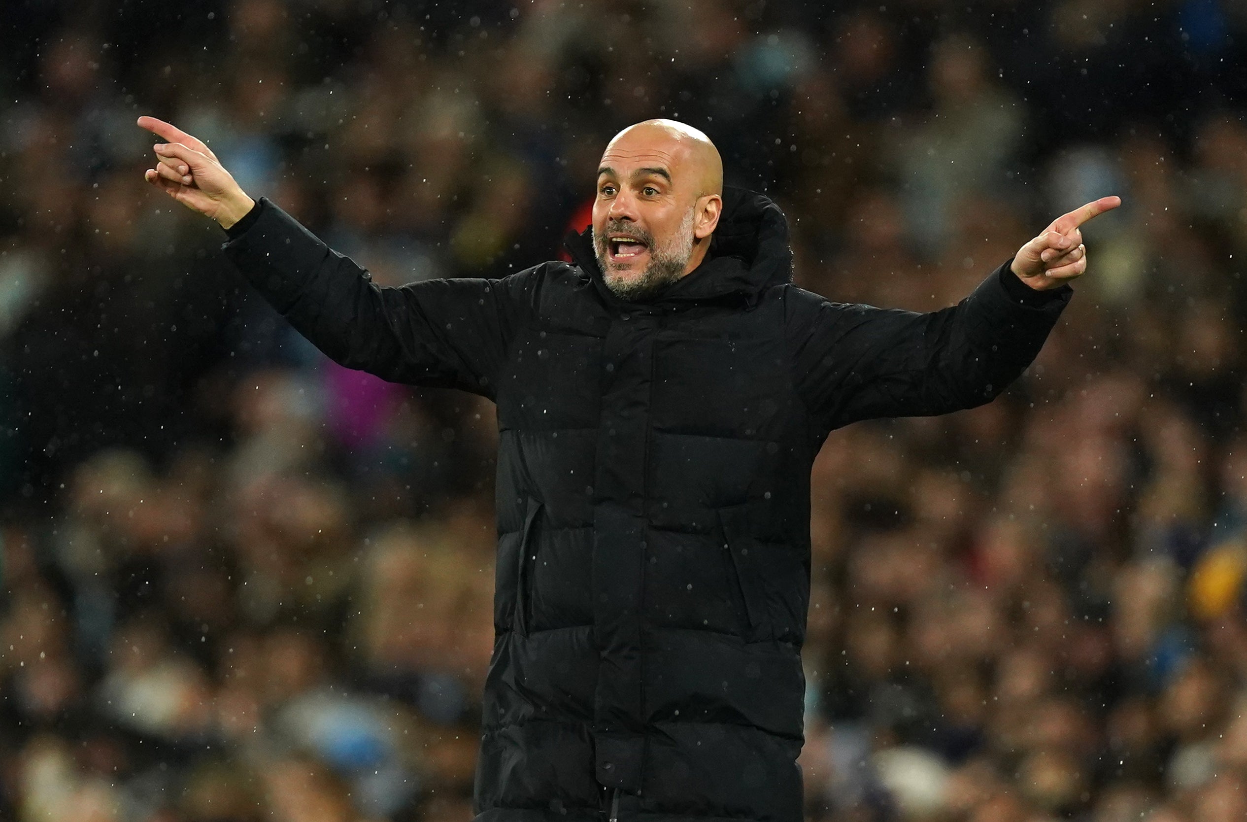 Pep Guardiola’s side beat Atletico 1-0 (Mike Egerton/PA)