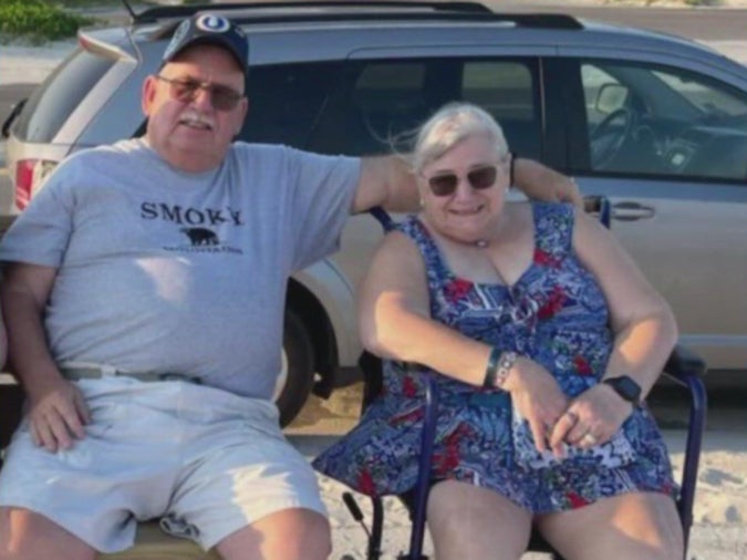 Ronnie Barker, 72, and his wife Beverly Barker, 69