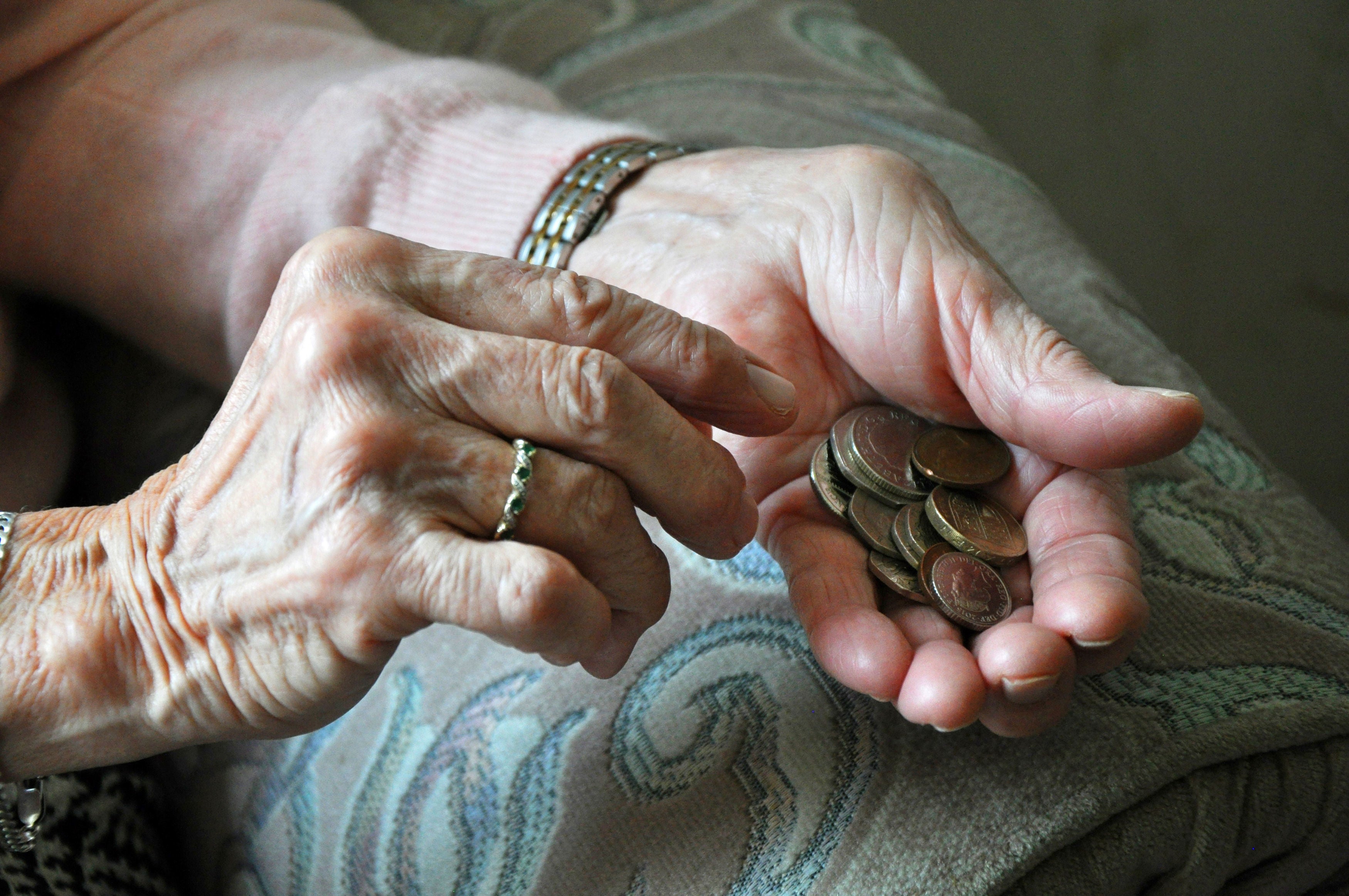 An elderly woman (Kirsty O’Connor/PA)