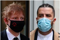 Ed Sheeran wins copyright trial over hit song Shape of You – live updates