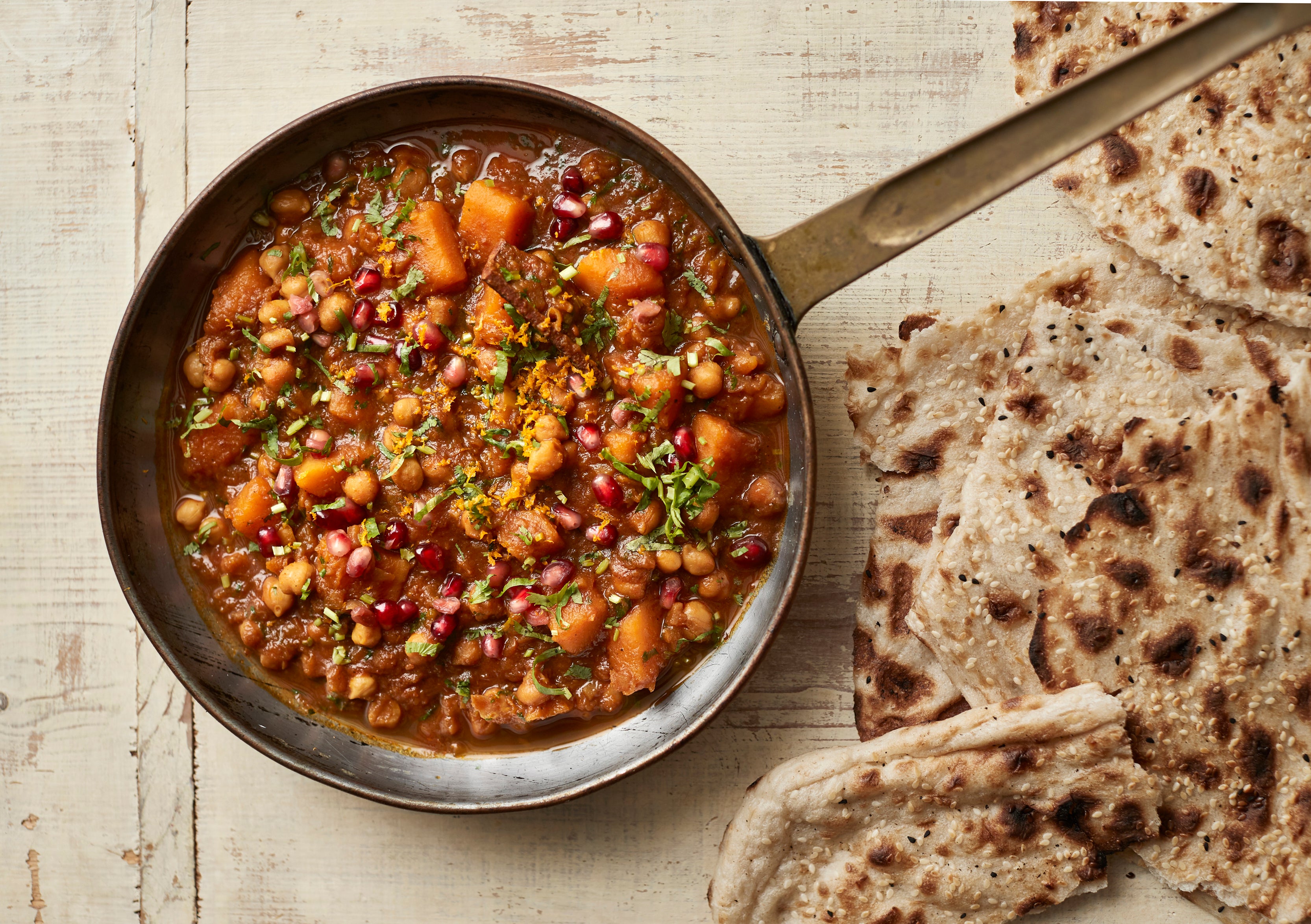 Serve with flatbreads