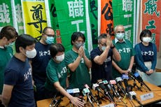 Hong Kong police arrest six activists accused of sedition