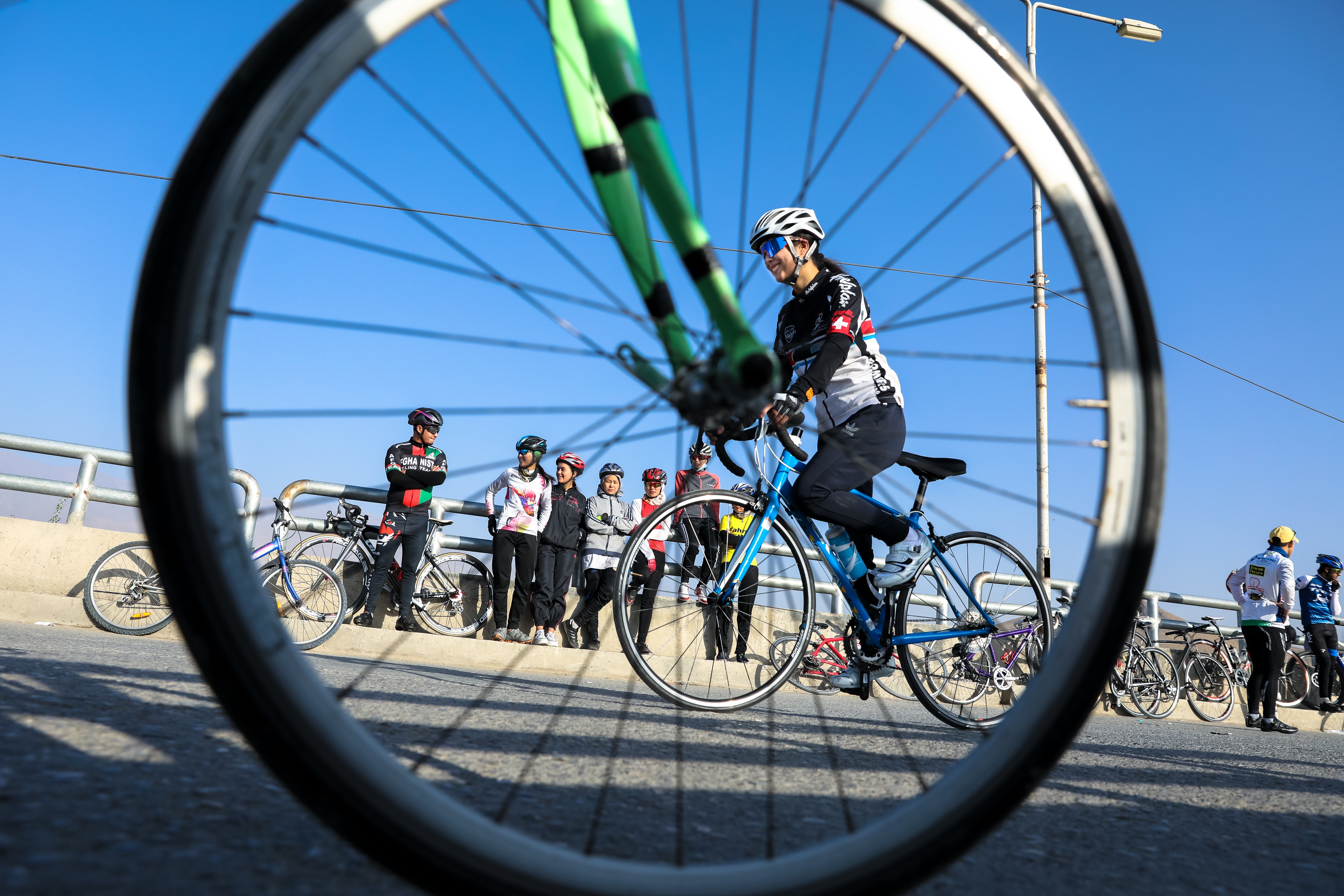 Rukhsar Habibzai, coach of the women’s national cycling team of the Afghanistan Cycling Federation