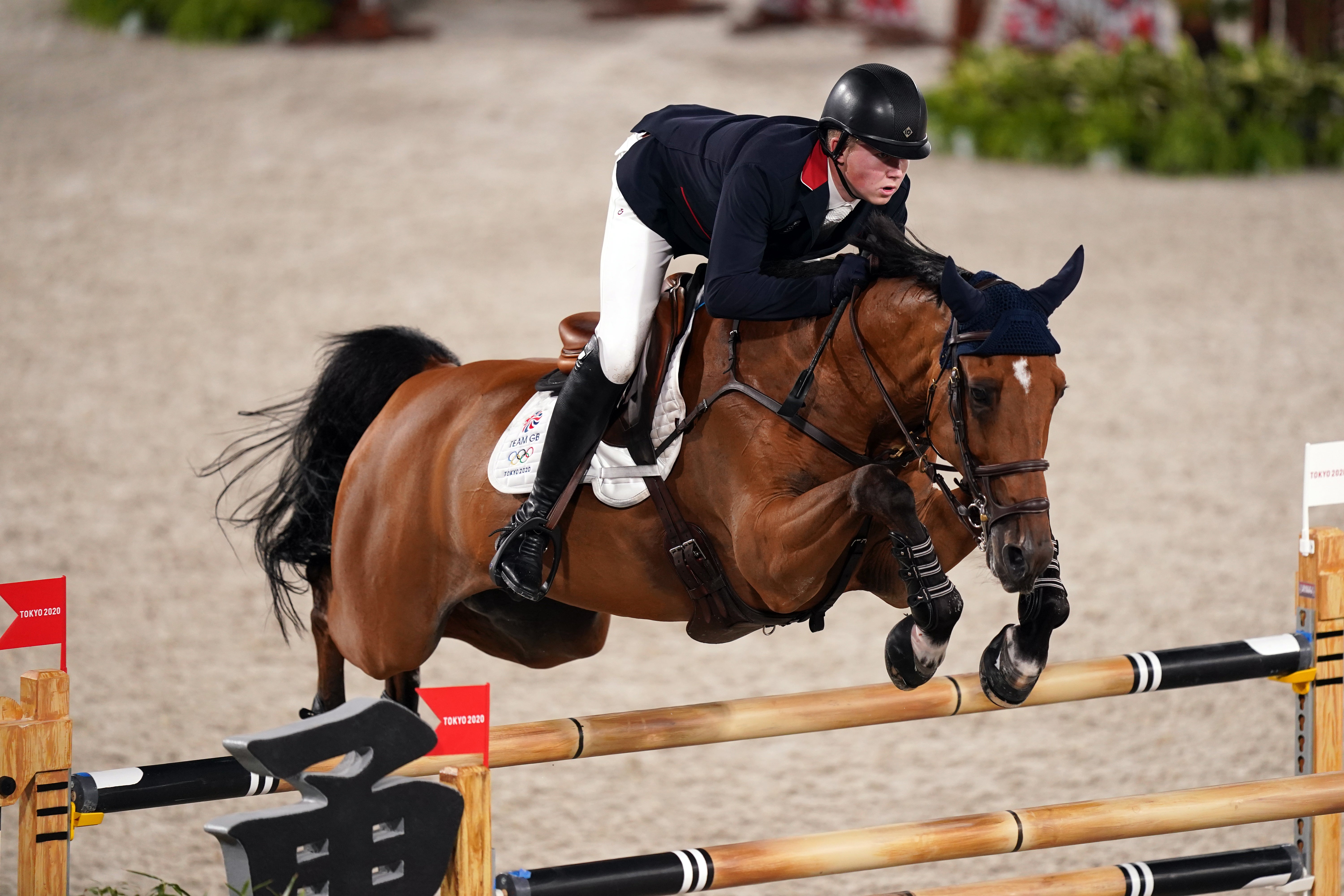 Harry Charles in action during the Tokyo Olympics