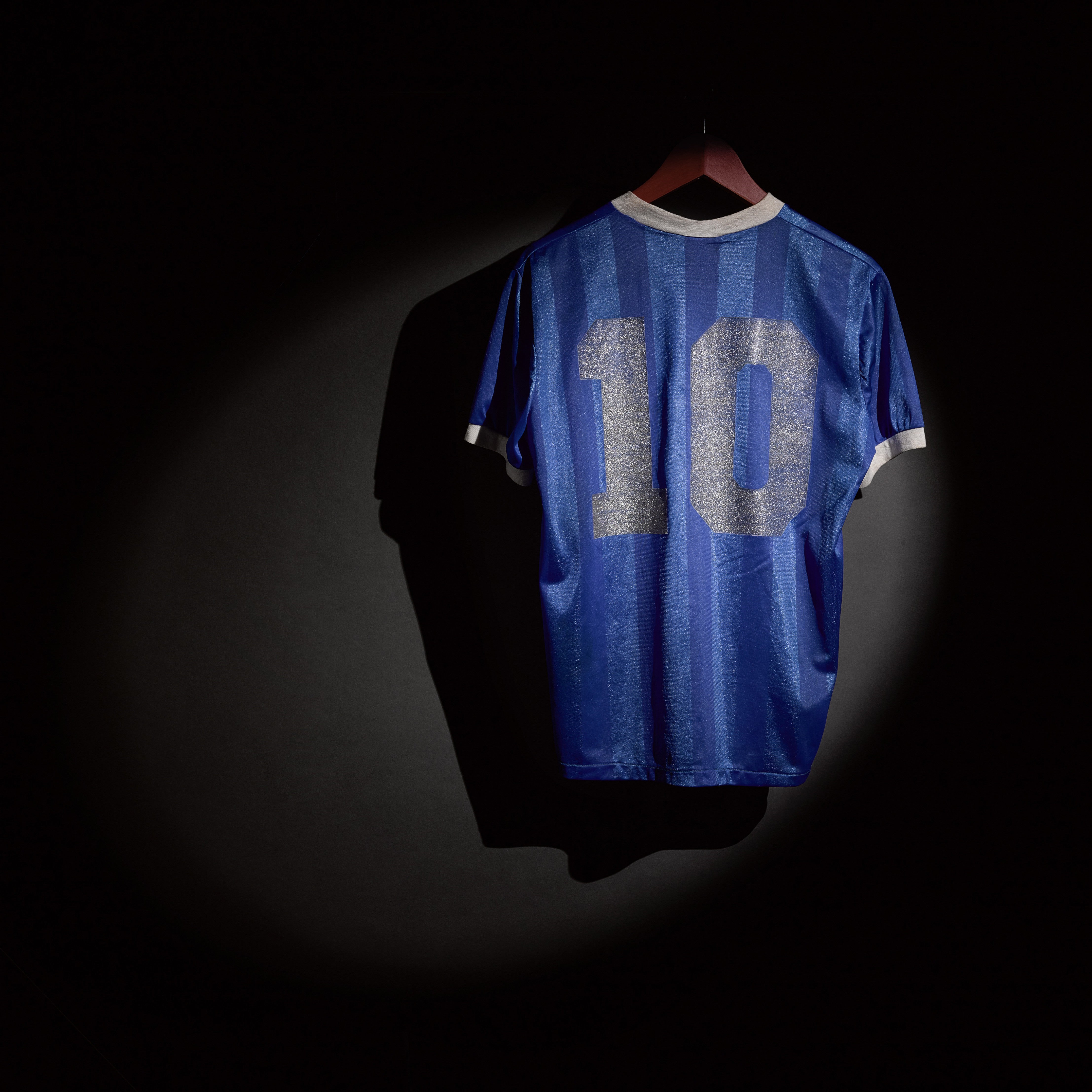 Diego Maradona’s ‘Hand of God’ shirt is going up for action and could sell for as much as £4m (Sotheby’s/PA)