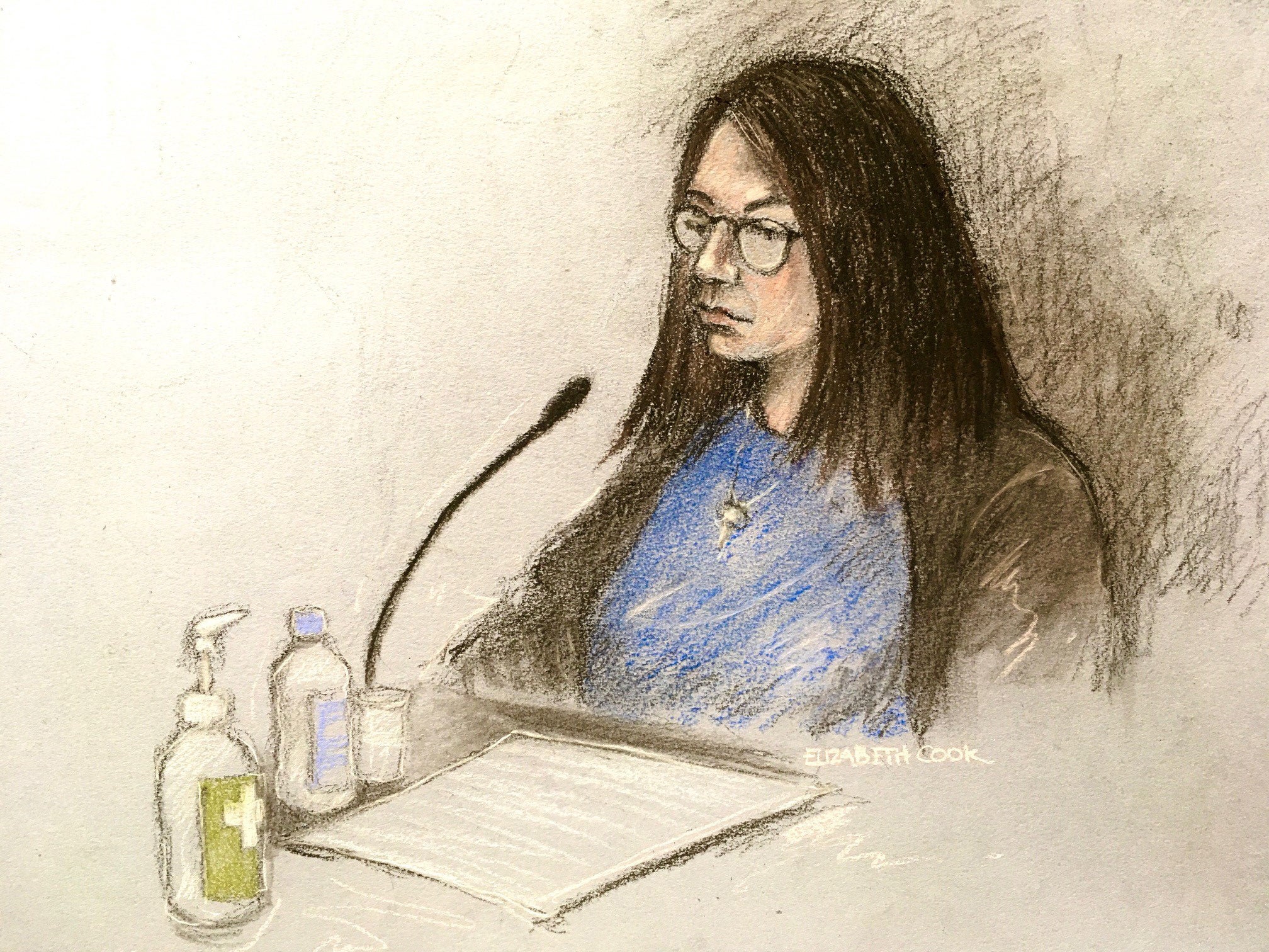 Angharad Williamson claims her partner had threatened to kill her son prior to his death (Elizabeth Cook/PA)