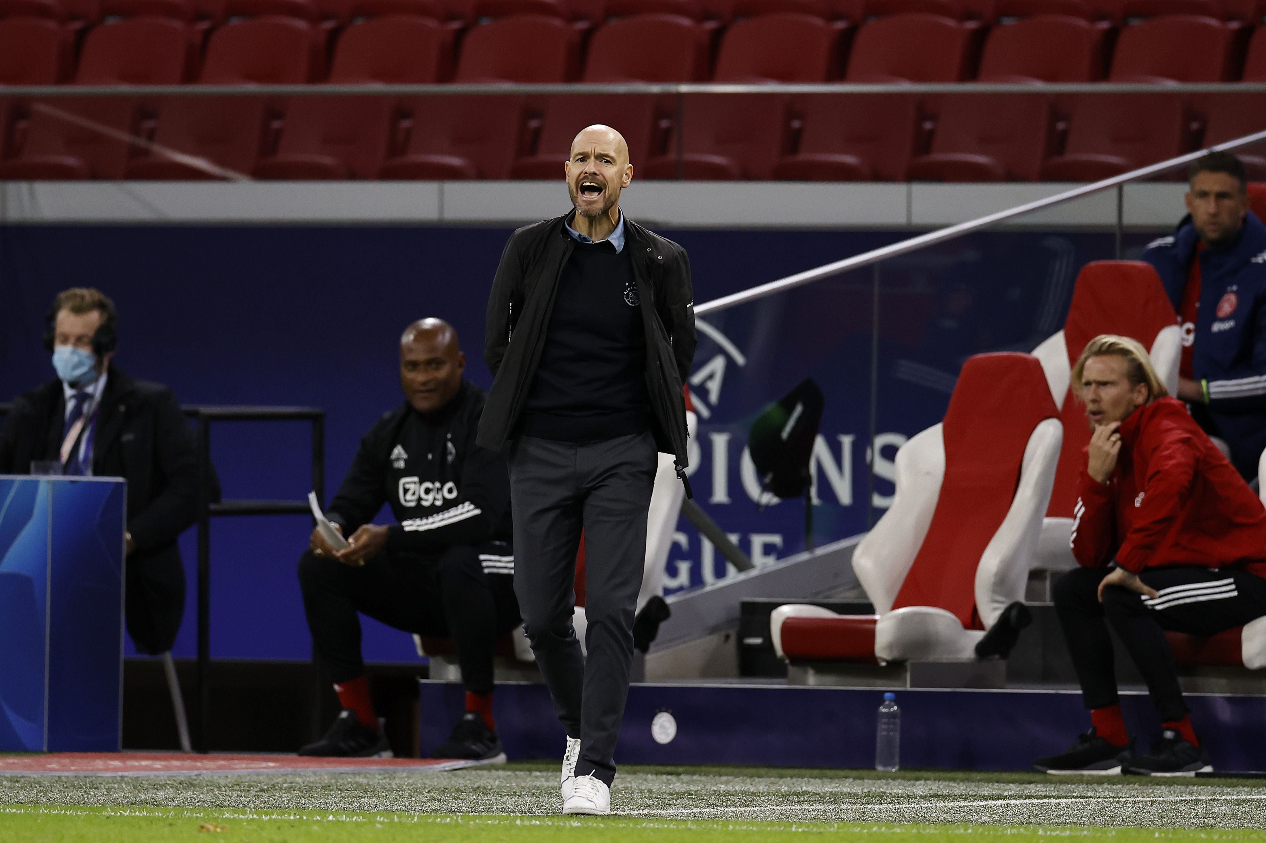 Erik ten Hag has twice won the Eredivise league title with Ajax