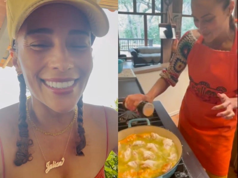 Paula Patton addresses criticism of fried chicken recipe