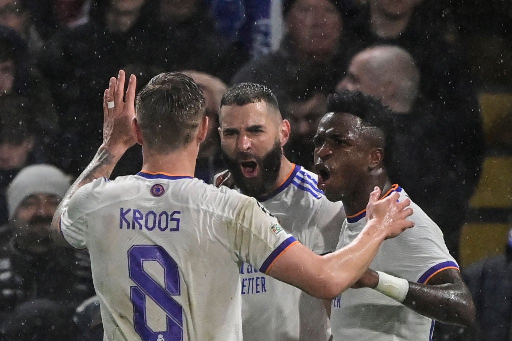 Karim Benzema scored a brilliant hat-trick for Real Madrid