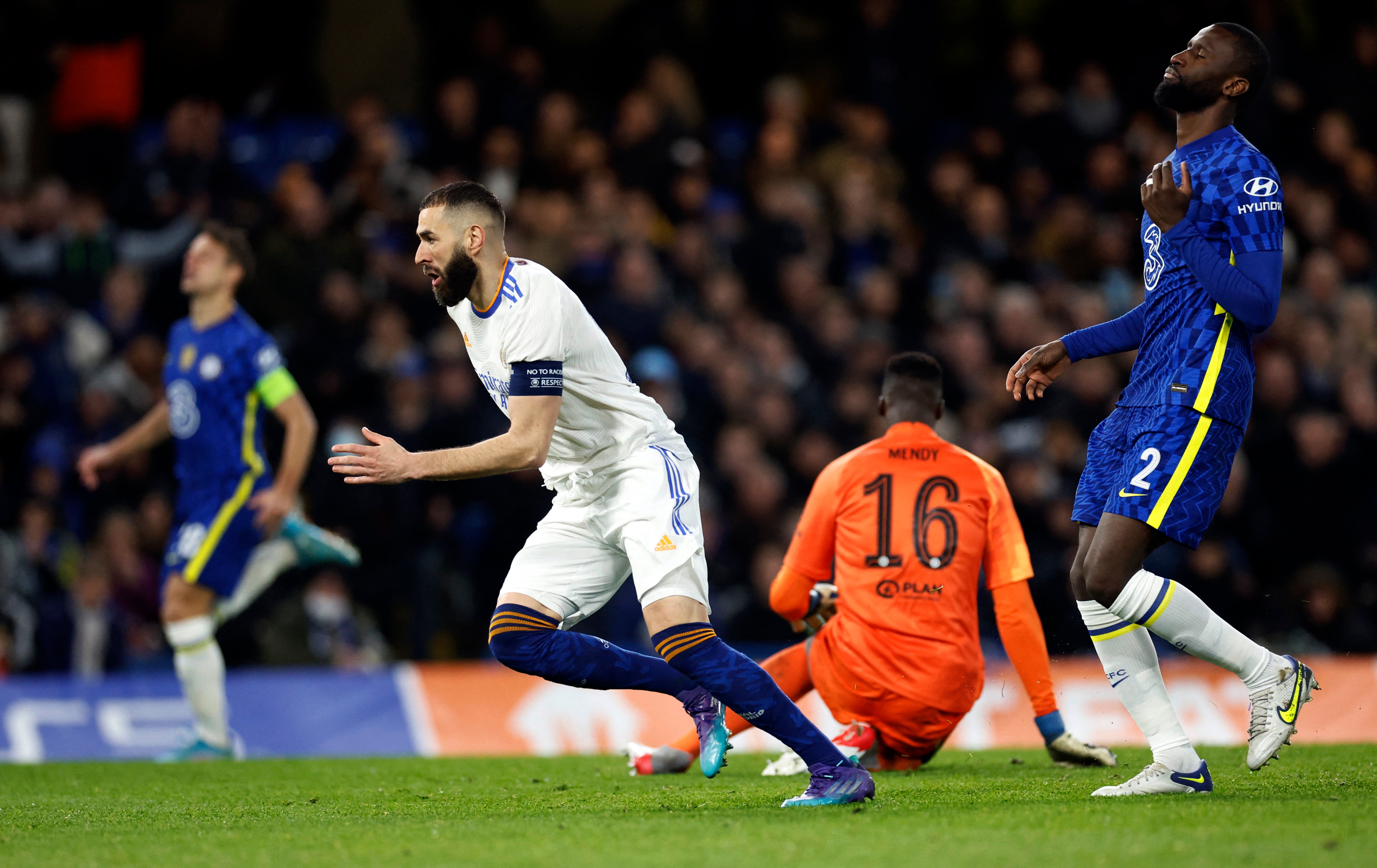 Chelsea and Real Madrid square off in the first leg of their Champions League quarter-final