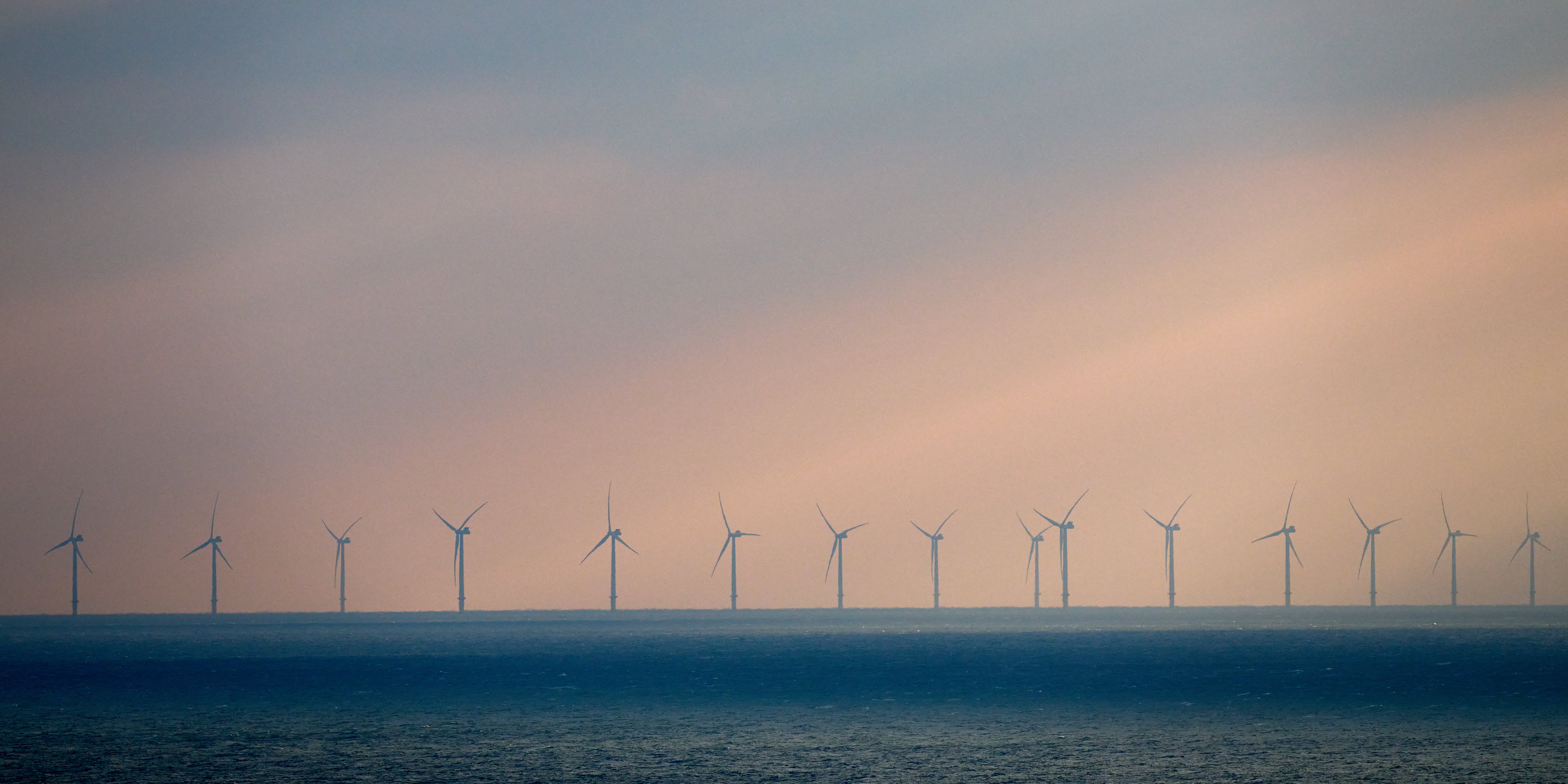 An offshore wind farm (John Walton/PA)