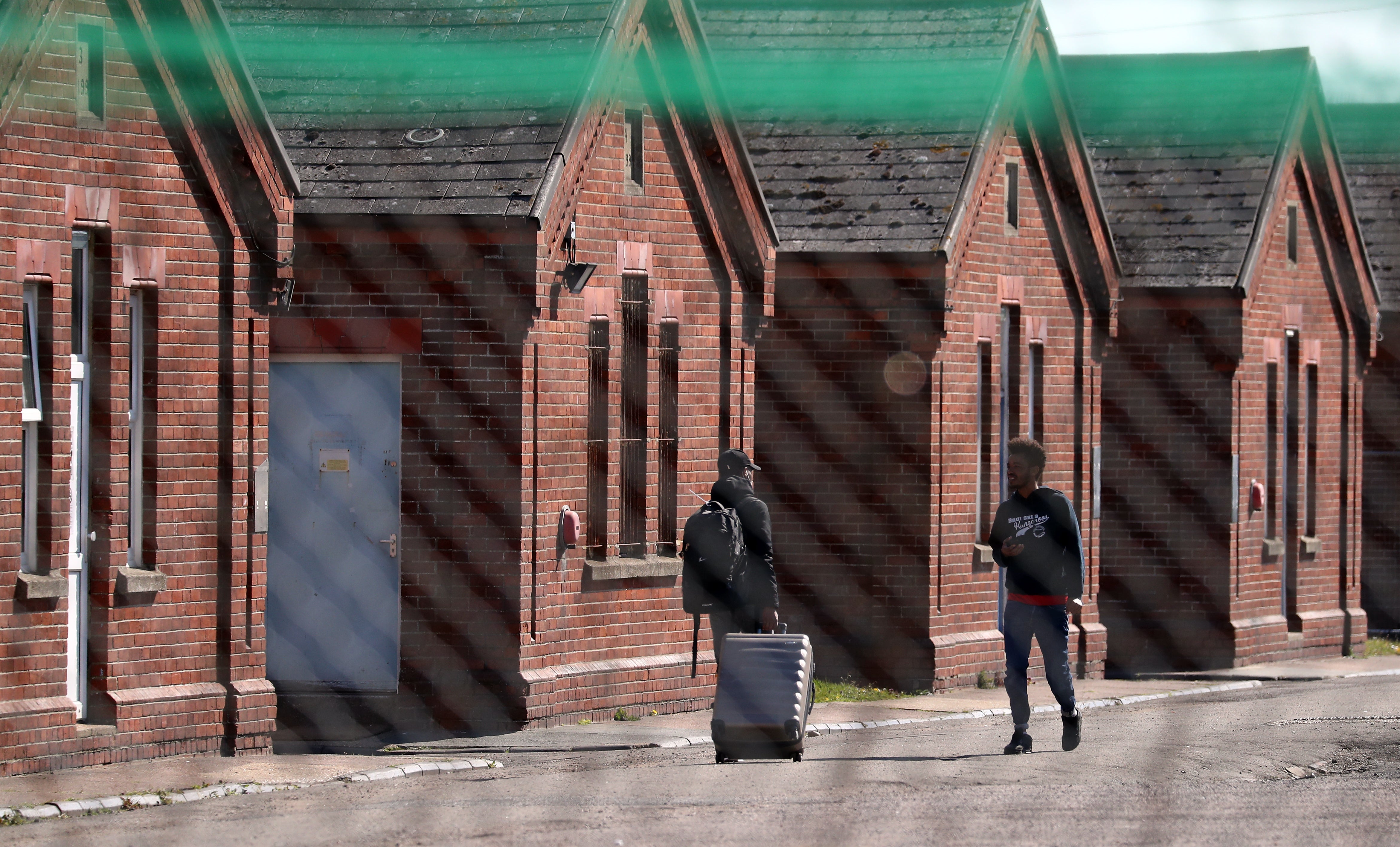 The site is believed to house more than 300 asylum seekers (Gareth Fuller/PA)