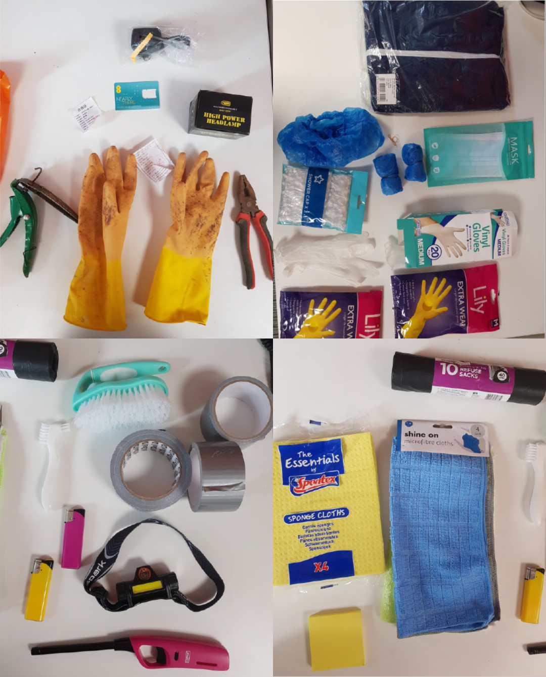 Cleaning products as part of Sophie George’s ‘murder toolkit’