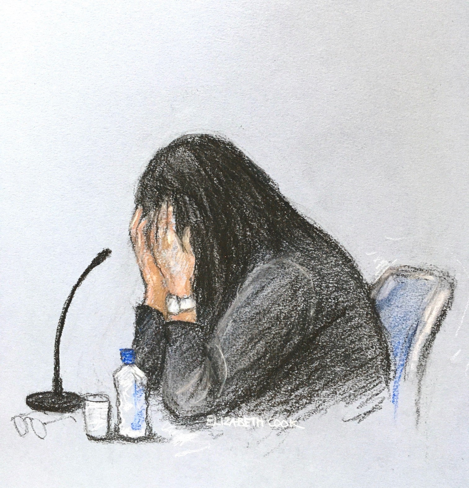 A mother accused of killing her child shouted at his stepfather to “tell the truth” while being questioned in court over her role in his death (Elizabeth Cook/PA)