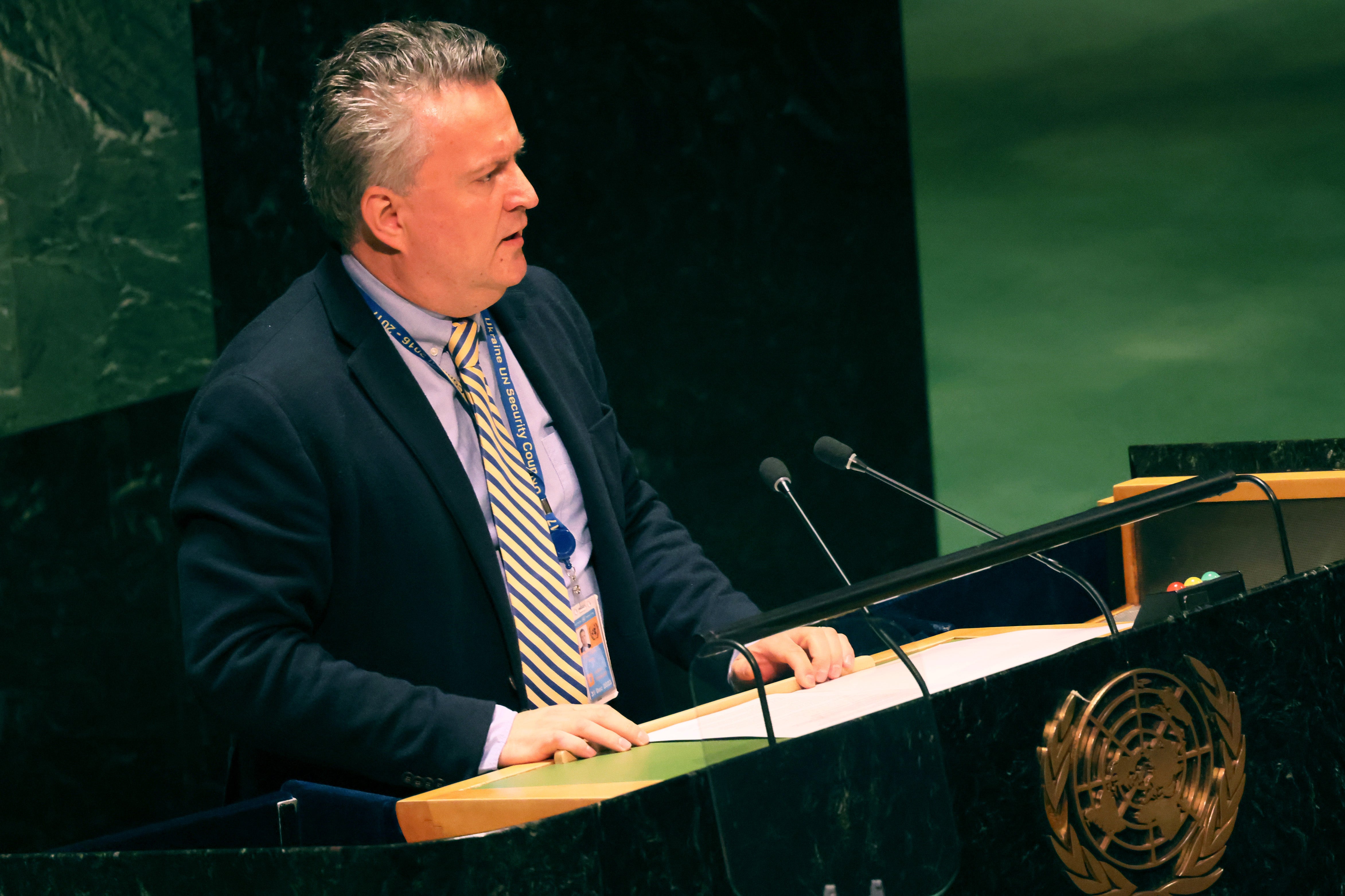 Sergiy Kyslytsya, Permanent Representative of Ukraine to the United Nations