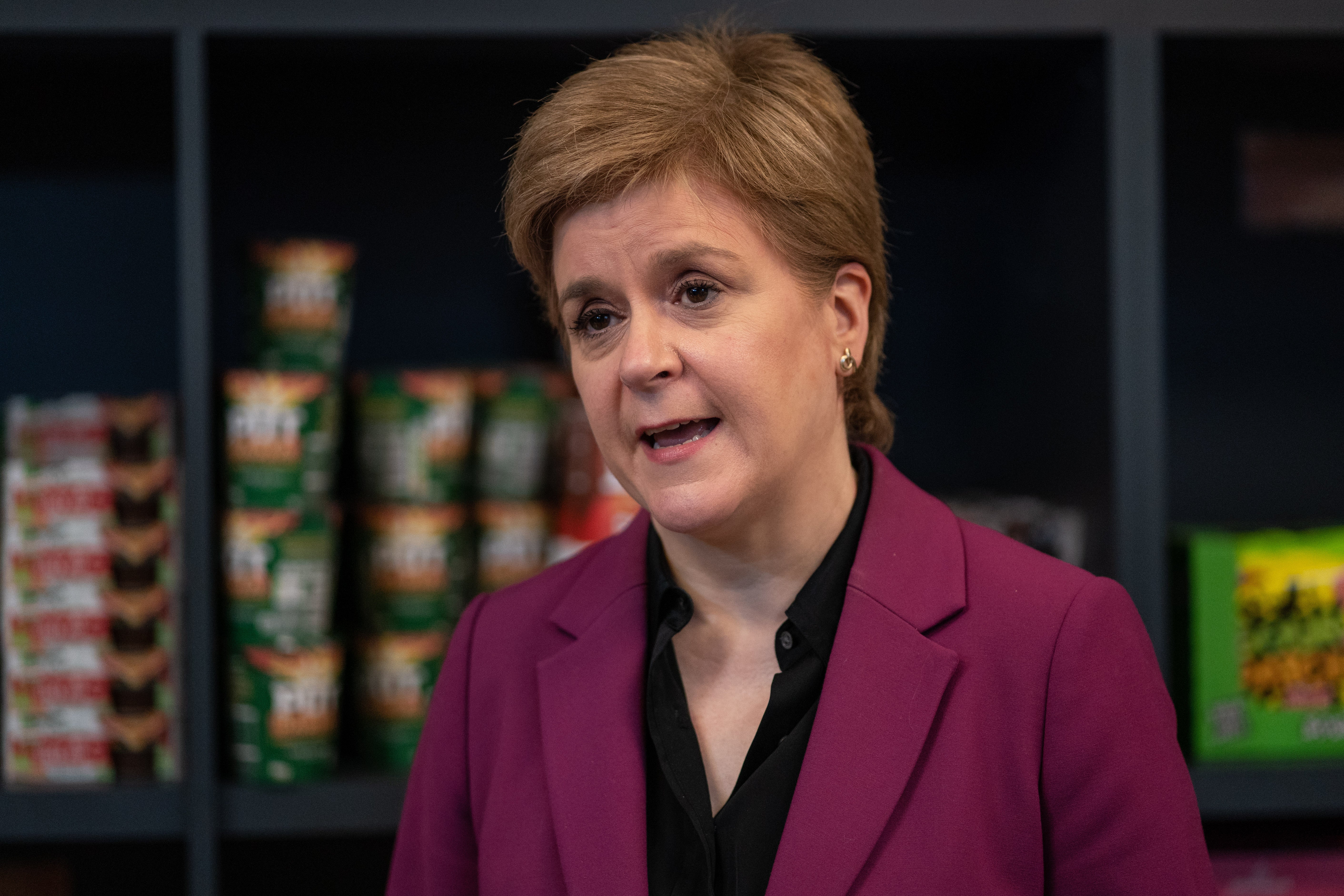 Nicola Sturgeon accused the Tories of ‘disgraceful inaction’ on the cost of living crisis. (Peter Summers/PA)