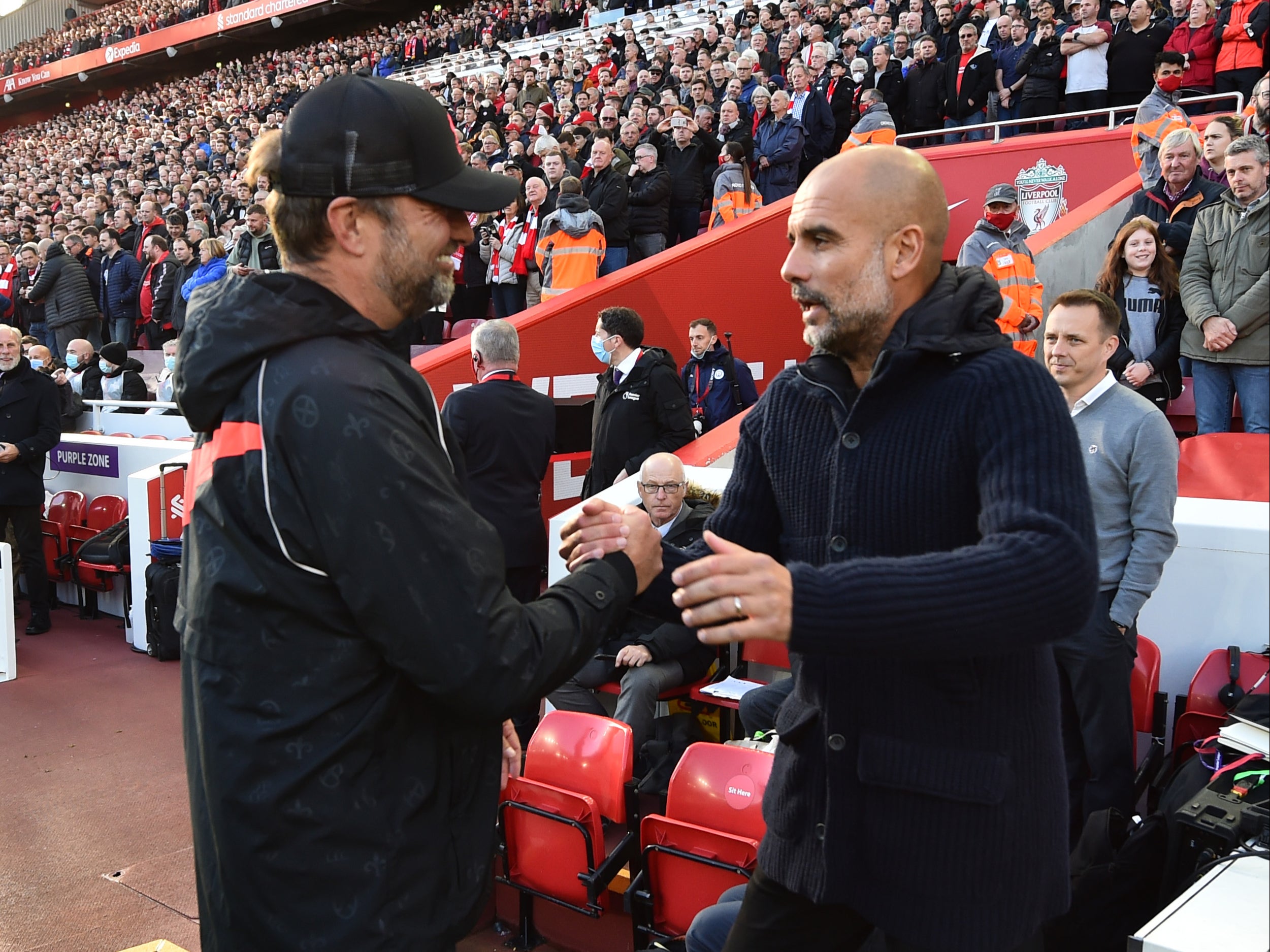 Klopp and Guardiola share a mutual respect