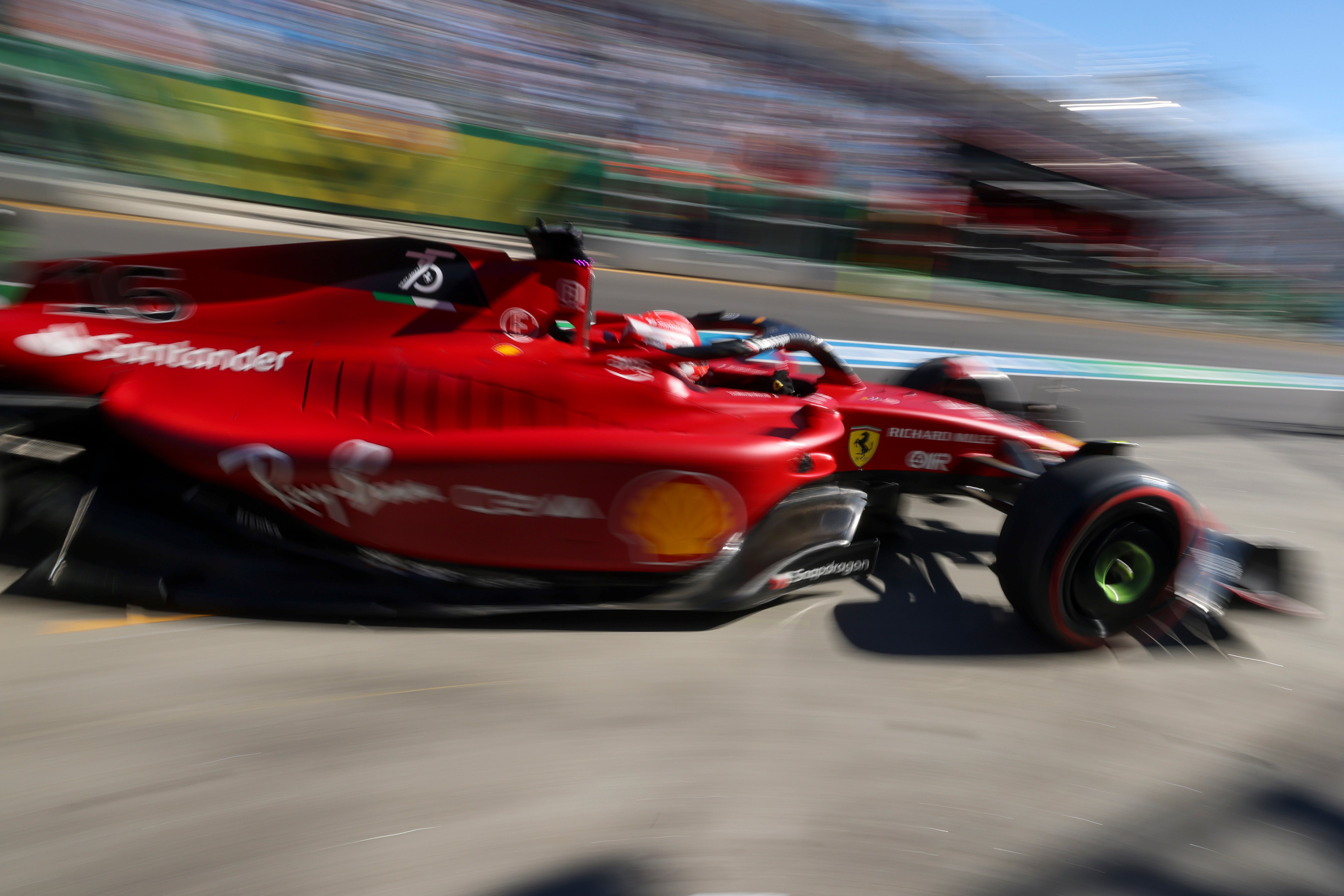 Charles Leclerc set the pace once again (Asanka Brendon Ratnayake/AP)