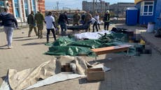 Ukraine news - live: Russia accused of ‘unspeakable depravity’ as dozens killed in Kramatorsk station bombing