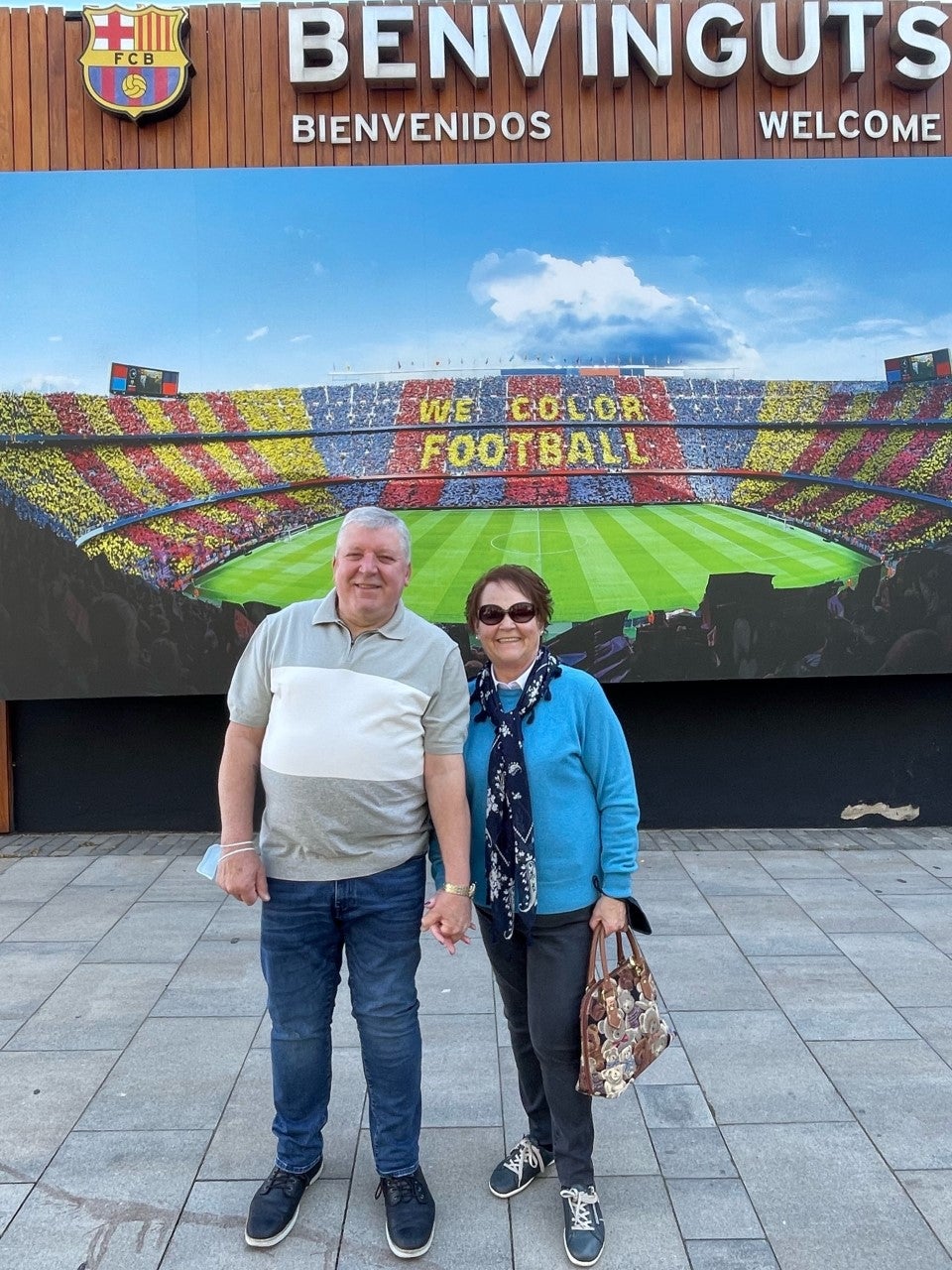 Mike’s parents, Tom and Marie, were celebrating their ruby wedding anniversary