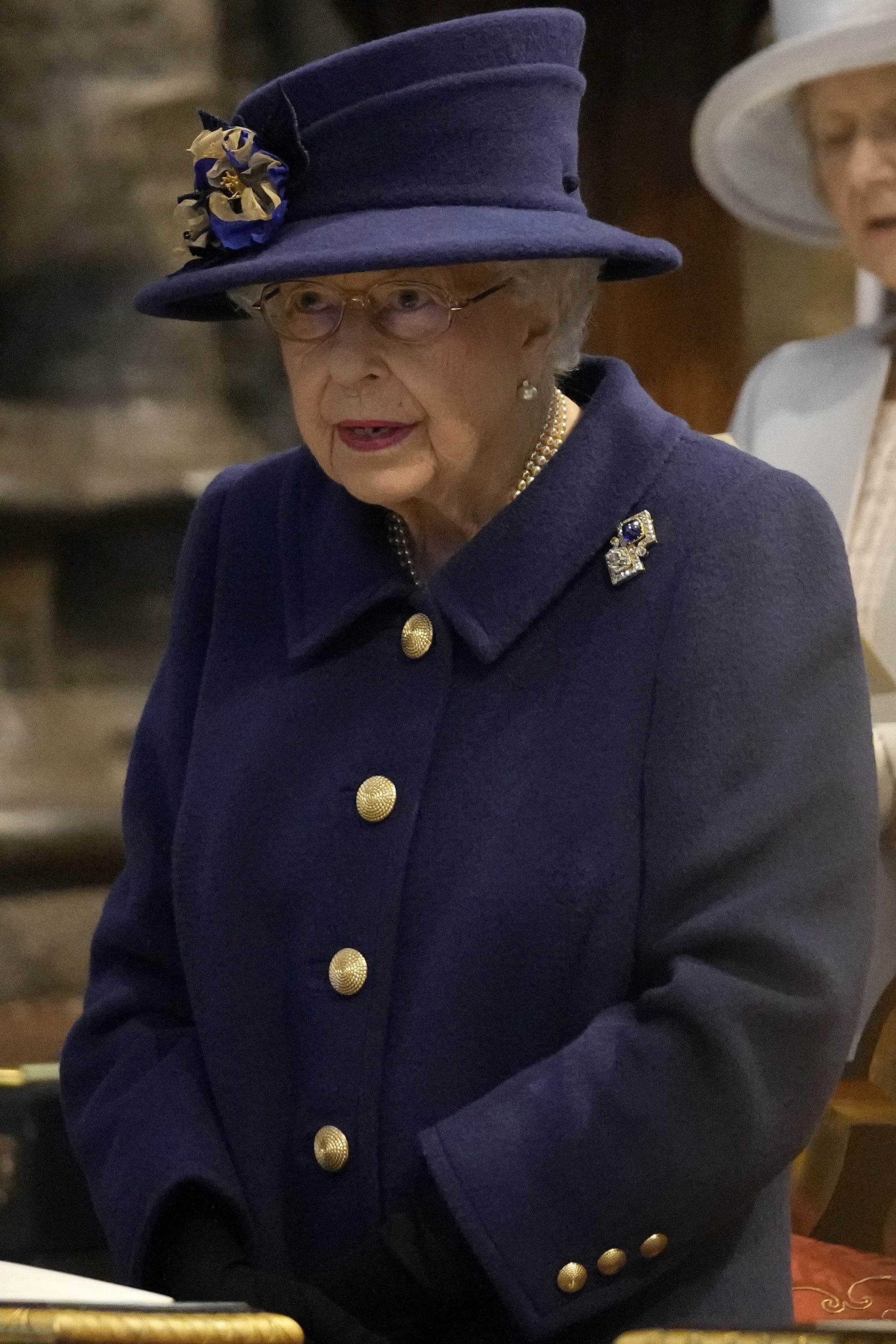 The Queen attends a Service of Thanksgiving at Westminster Abbey in London to mark the Centenary of the Royal British Legion (Frank Augstein/PA)