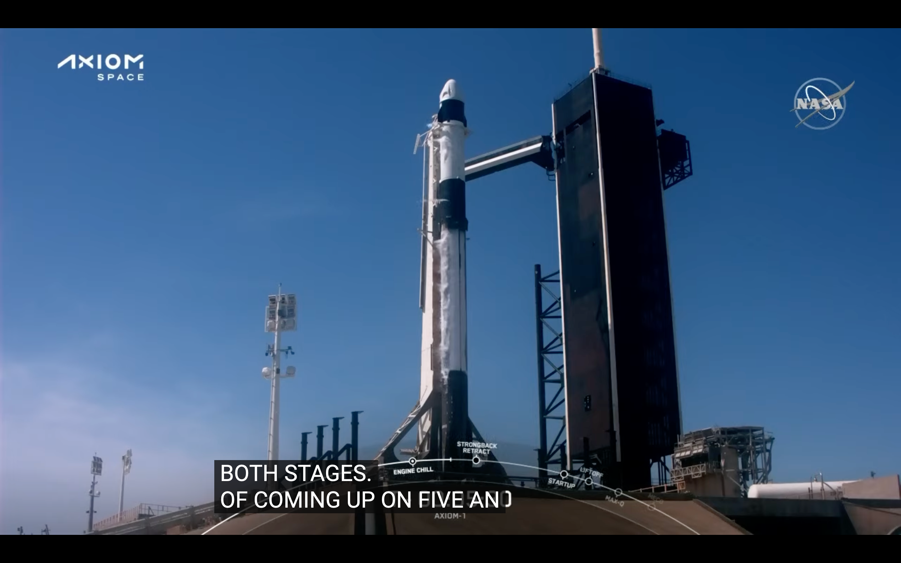 Falcon 9 liquid oxygen loading