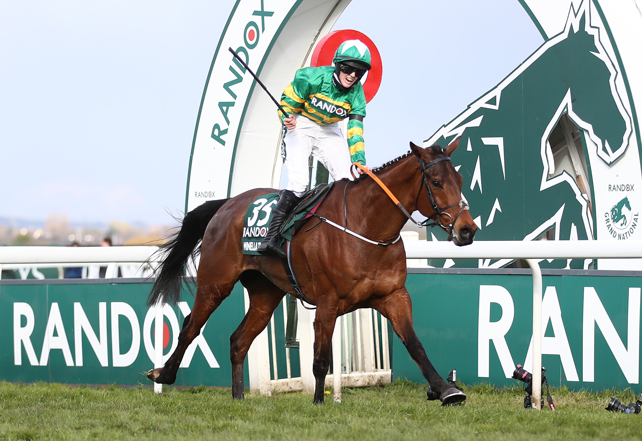 Rachael Blackmore stormed to victory on Minella Times at Aintree in 2021