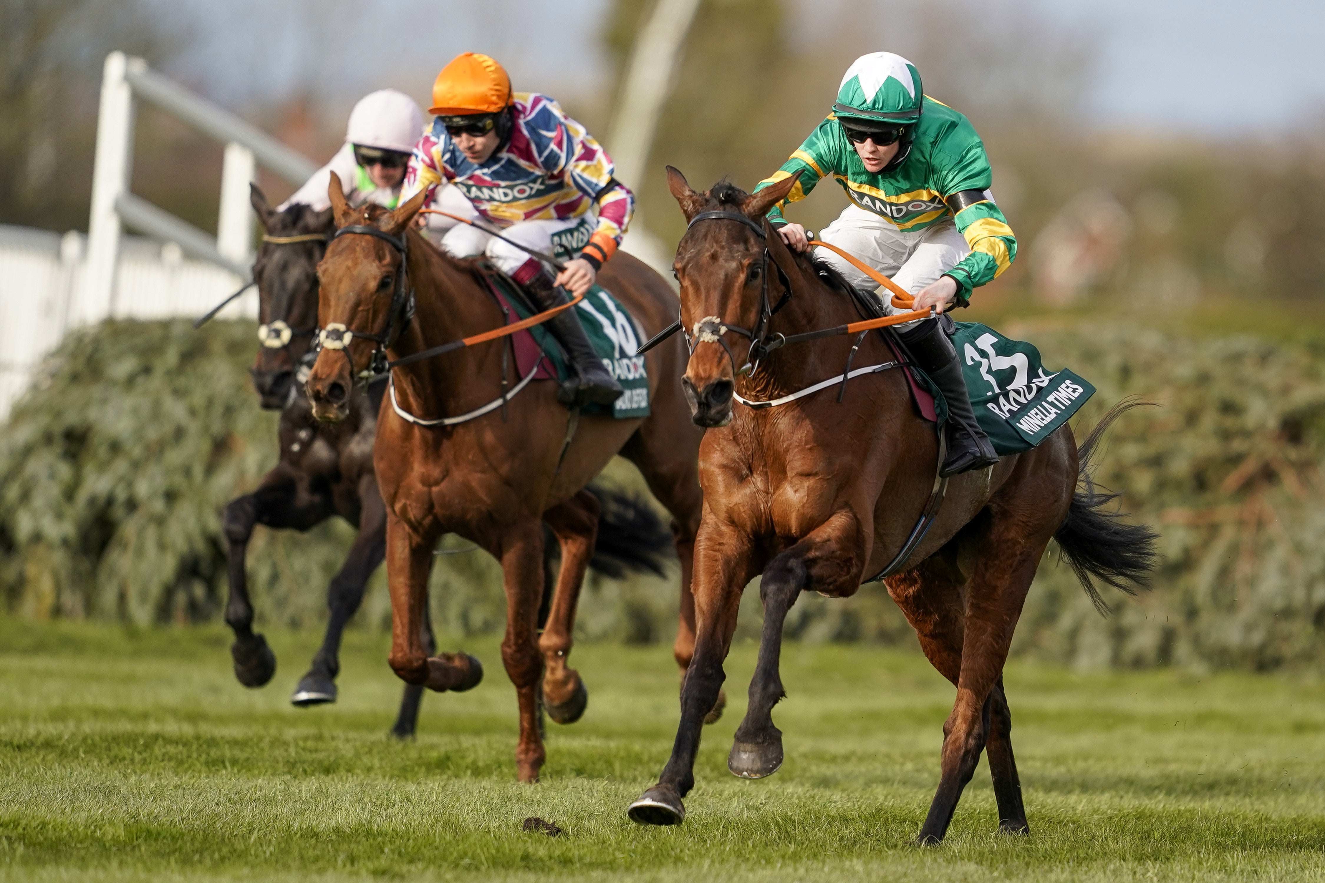 Rachael Blackmore and Minella Times bid to repeat last year’s victory (Alan Crowhurst/PA)