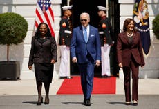 Ketanji Brown Jackson news - live: Judge says ‘we’ve made it’ as Biden slams GOP ‘verbal abuse’ during hearing 