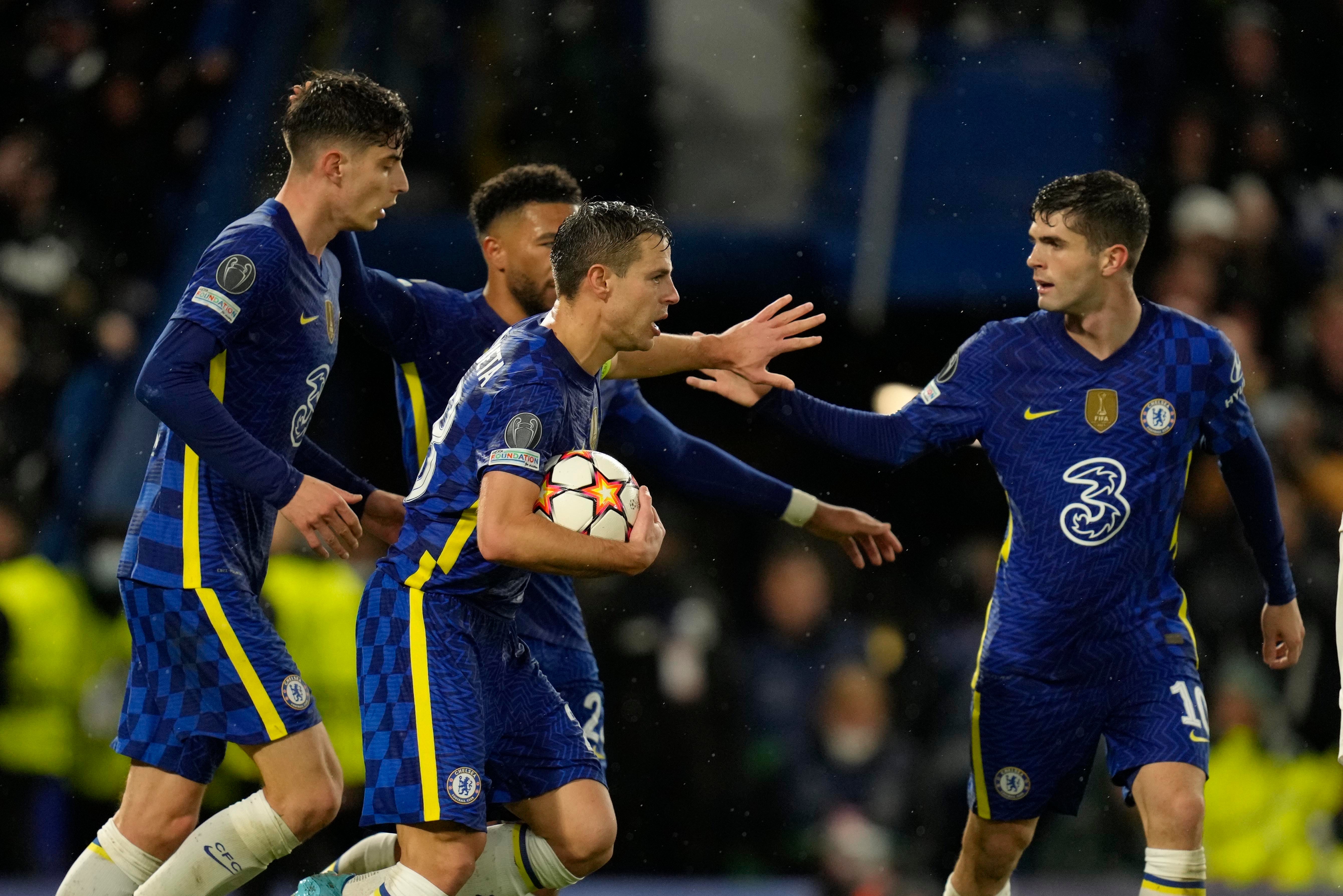 Kai Havertz scored Chelsea’s goal in their 3-1 first-leg defeat at Stamford Bridge