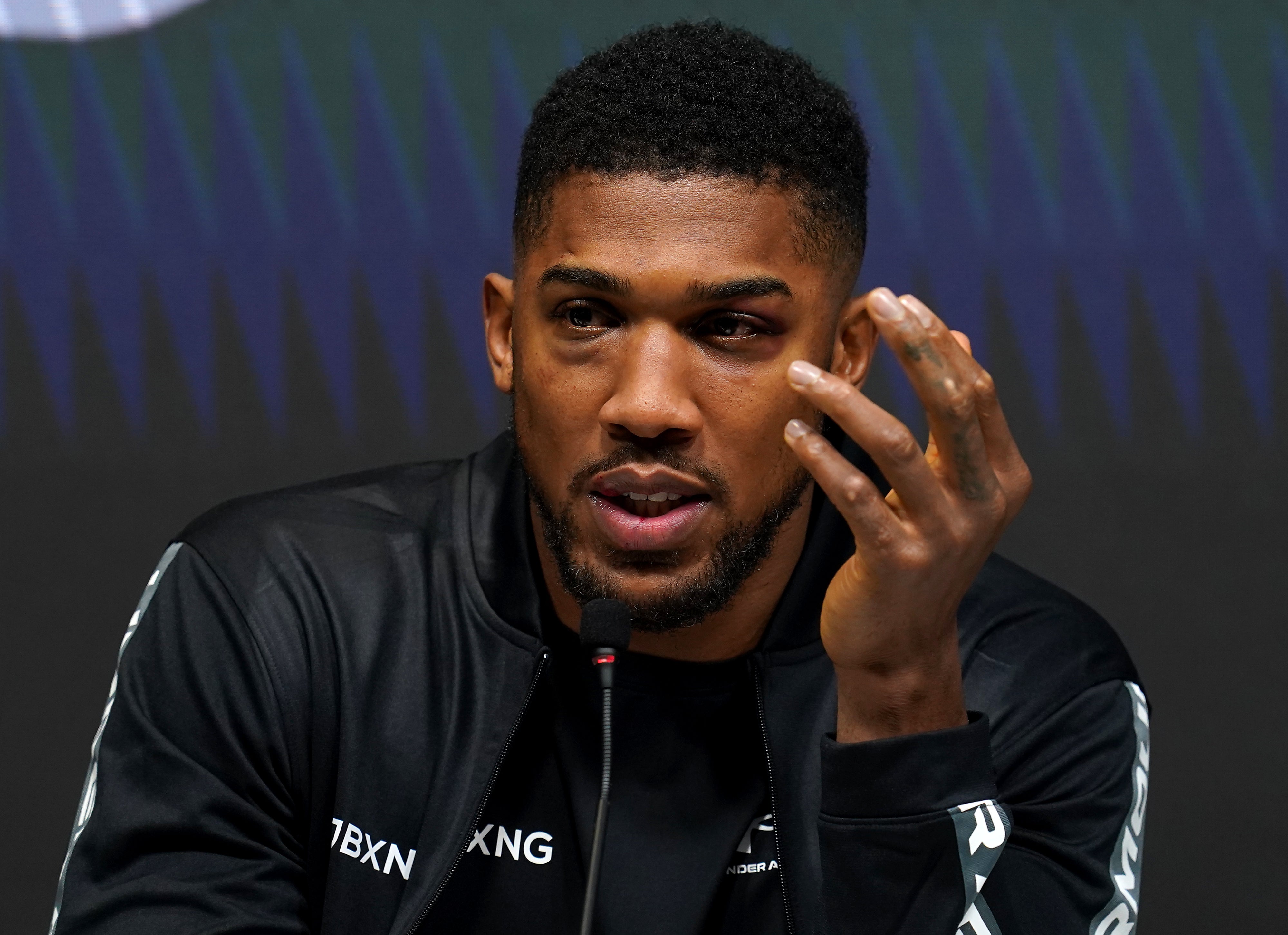 Joshua after his decision loss to Usyk in September 2021 (Nick Potts/PA)