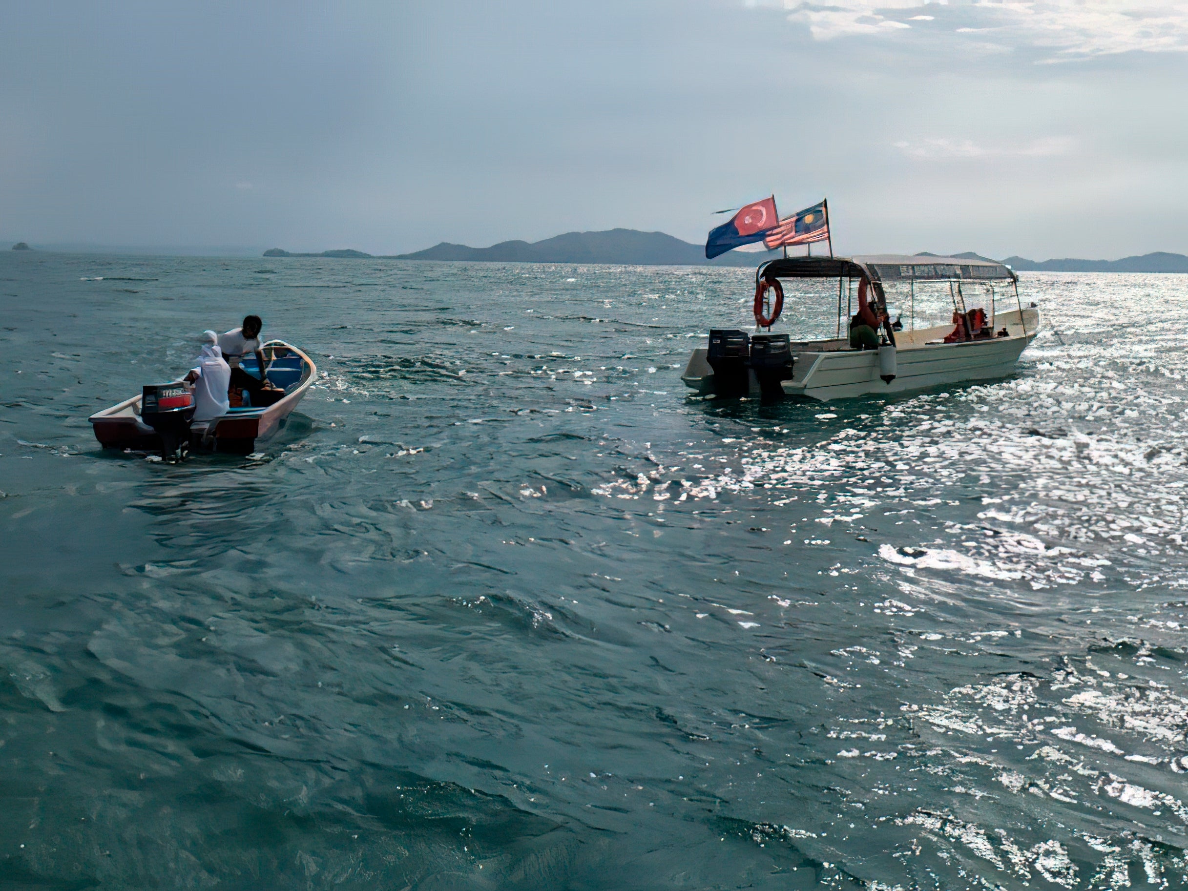 Rescuers are still on the hunt for 14-year-old, Nathan Renze Chesters, one of the four people who went missing off the Malaysian coast