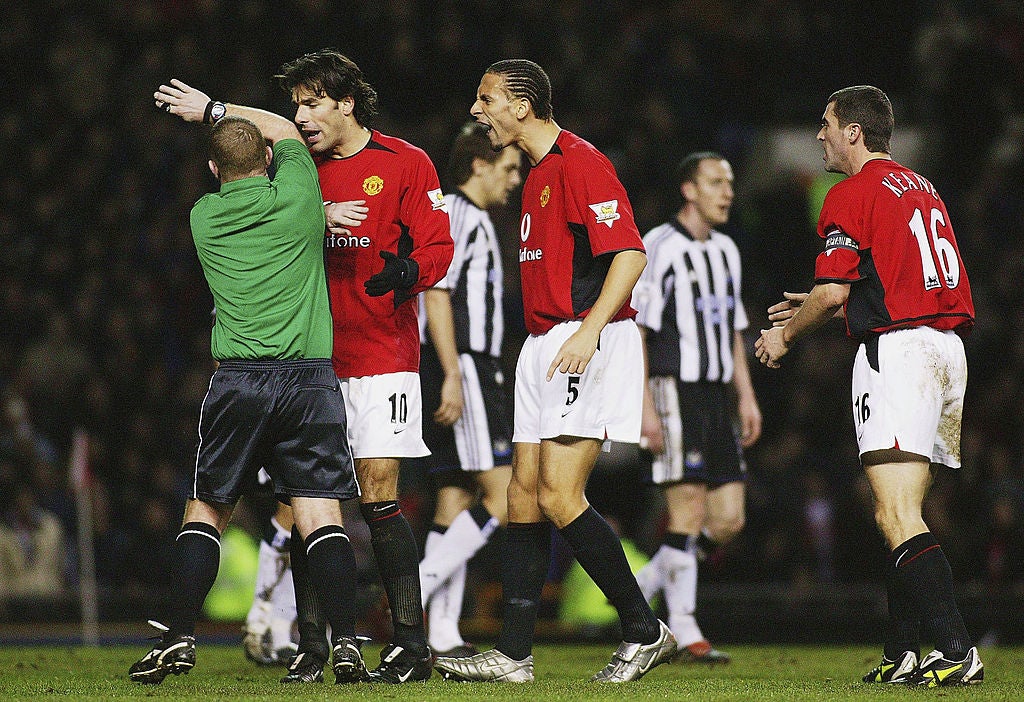 Referees often talked about how difficult it was to deal with Ferguson’s Manchester United sides