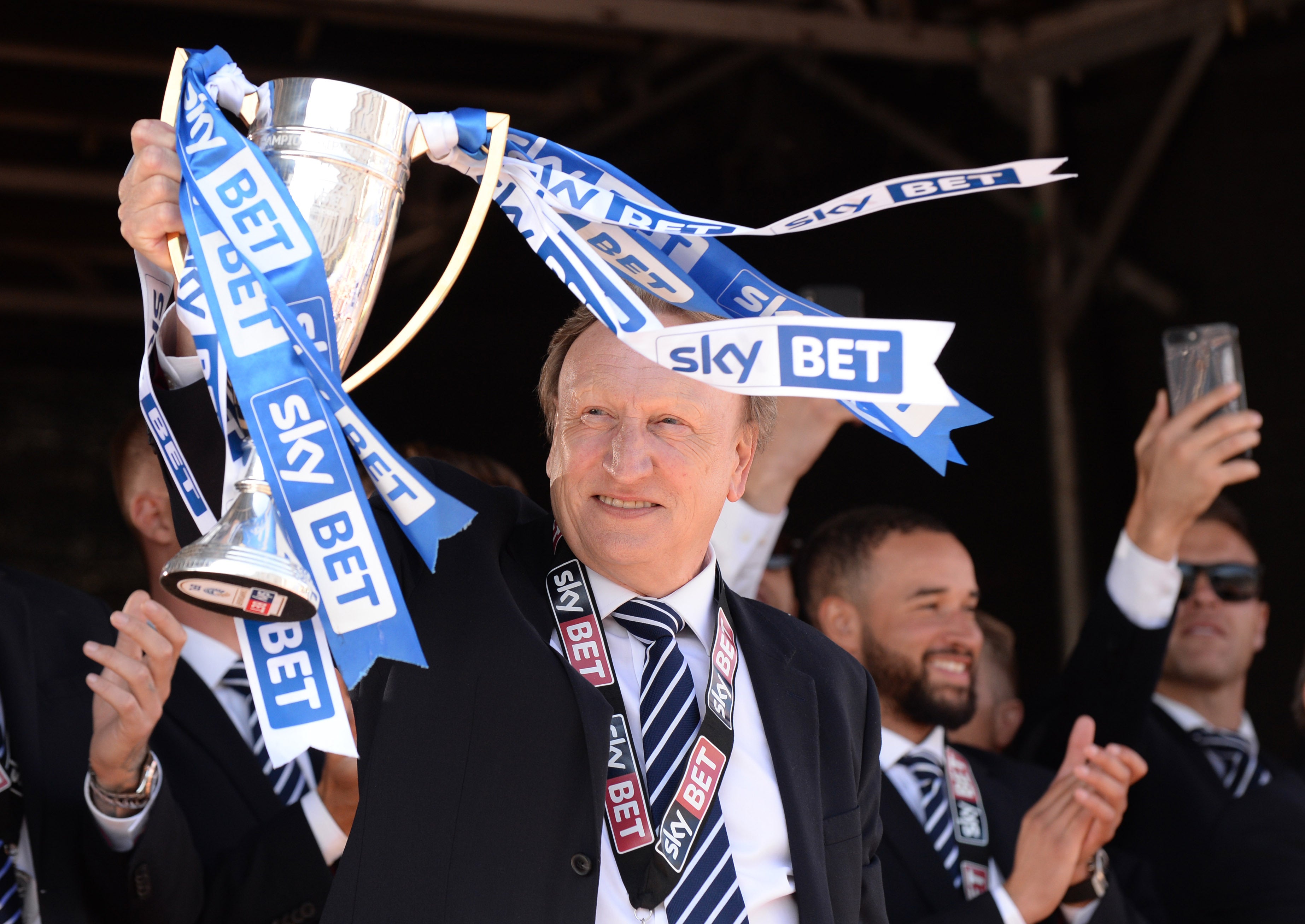 Warnock’s final promotion came with Cardiff in 2018 (Simon Galloway/PA)