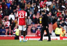 ‘Really poor’ first half frustrates Mikel Arteta as Arsenal lose to Brighton