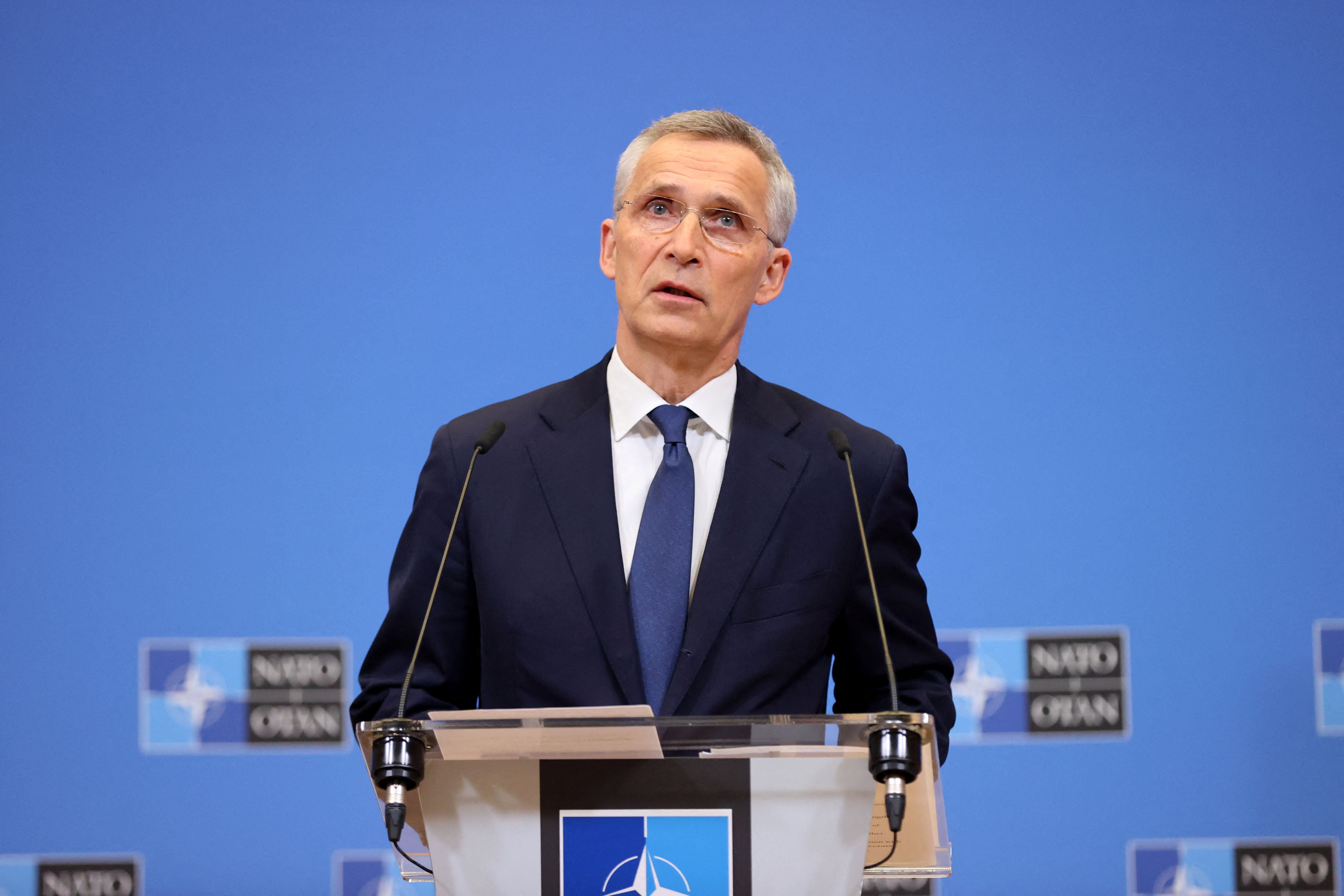 The reset must be accompanied by increased defence spending by partner nations, Mr Stoltenberg said