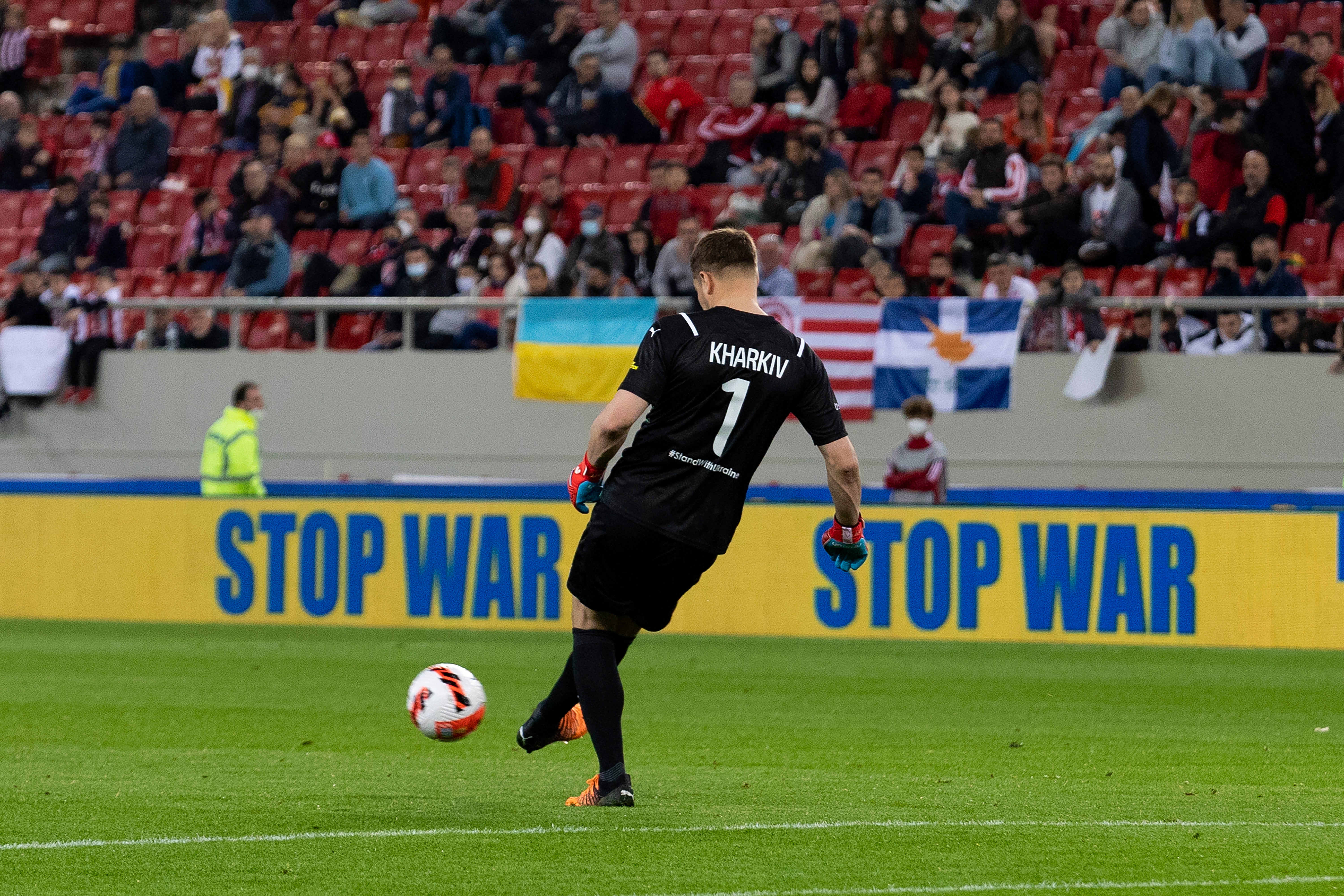 Greece Russia Ukraine War Soccer