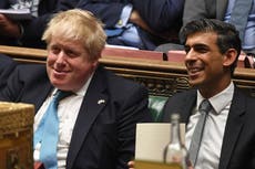 Boris Johnson news - live: Sunak requests probe into his finances as PM pledges military aid after Kyiv trip