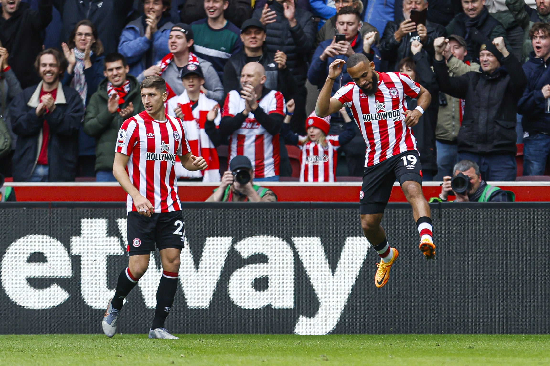 Bryan Mbeumo opened the scoring for Brentford (Steve Paston/PA)